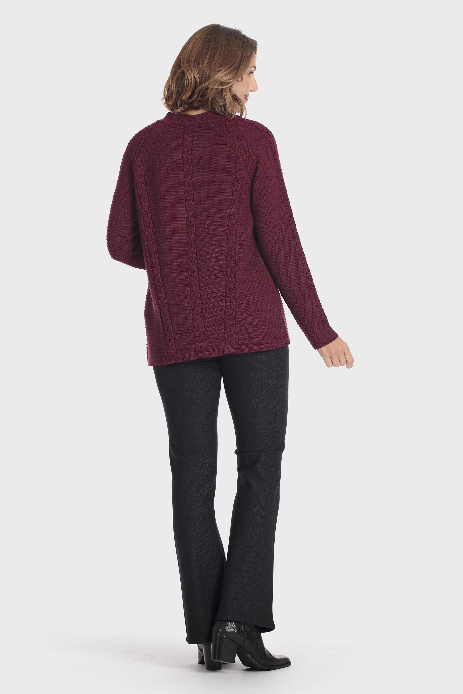 Purple Jacket With Braids, Red Dark, large image number 3