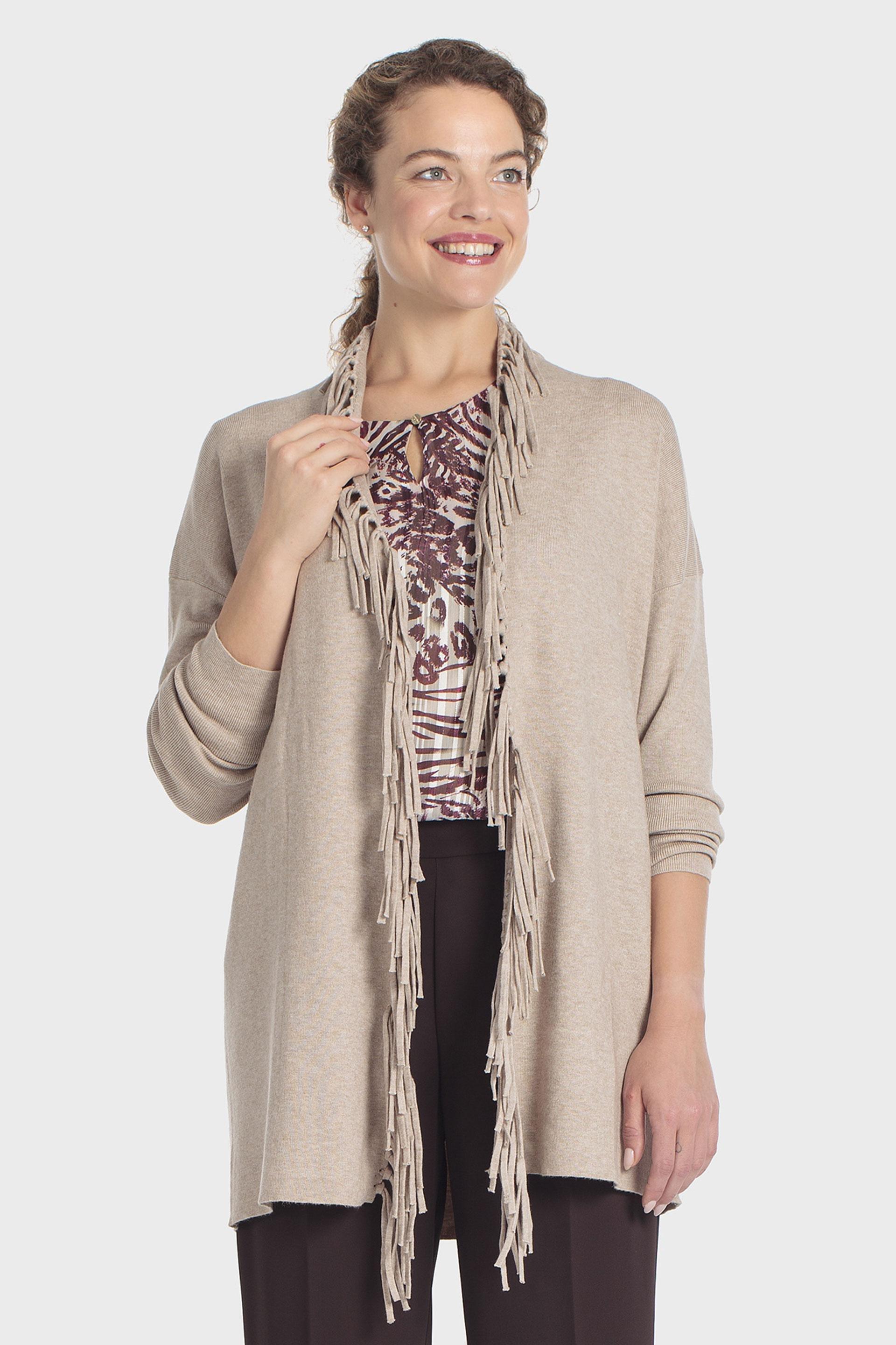 Open Jacket Beige, Beige, large image number 0