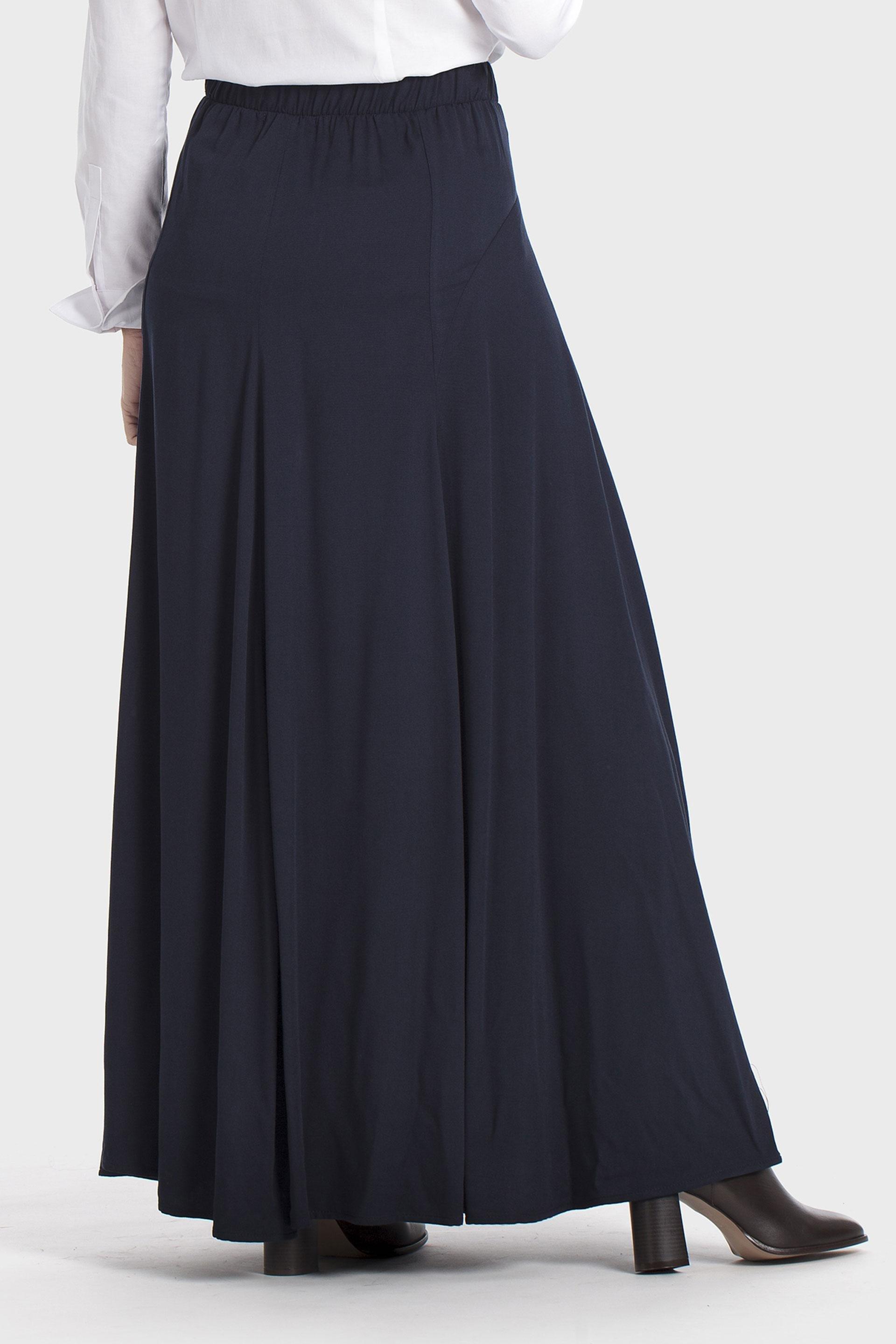 تنورة طويلة زرقاء, Blue Navy, large image number 3