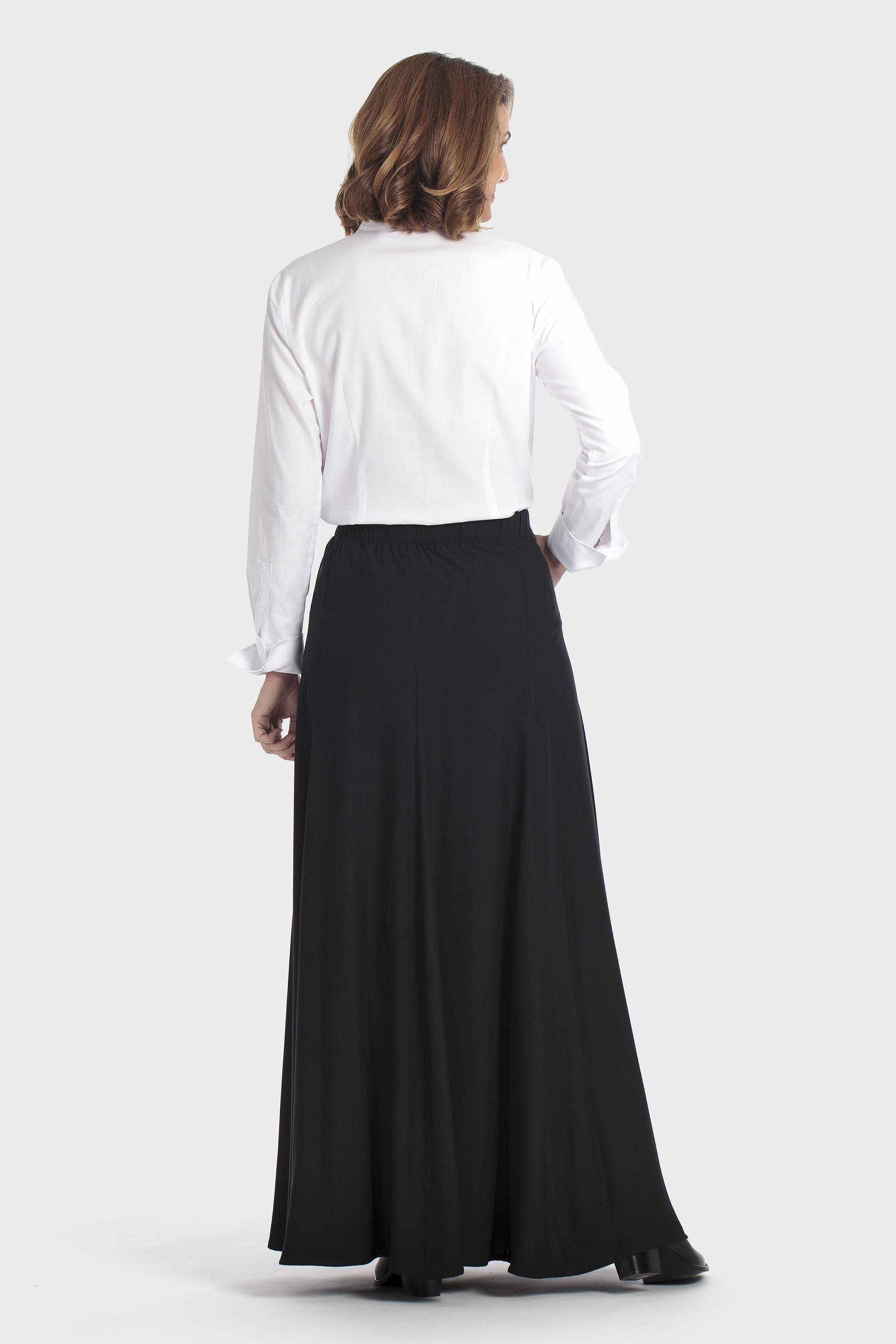 تنورة طويلة سوداء, Black, medium