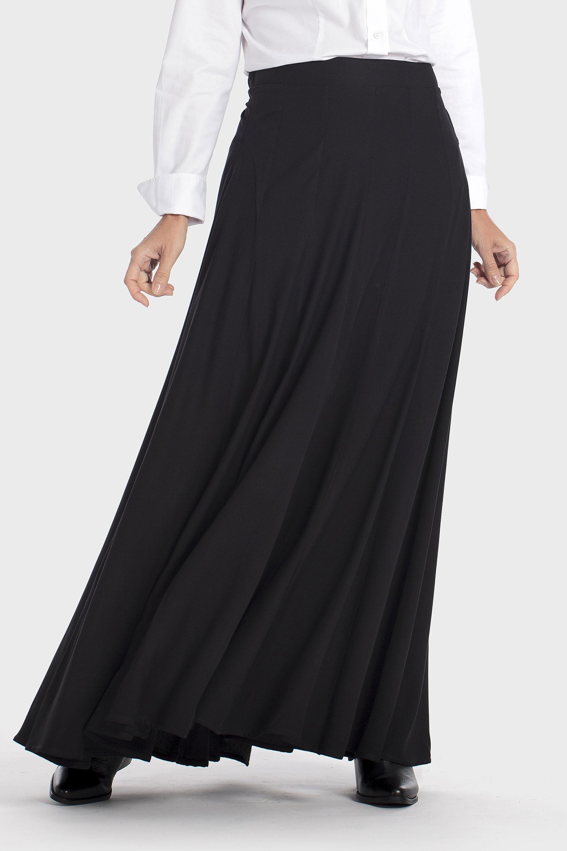 تنورة طويلة سوداء, Black, medium