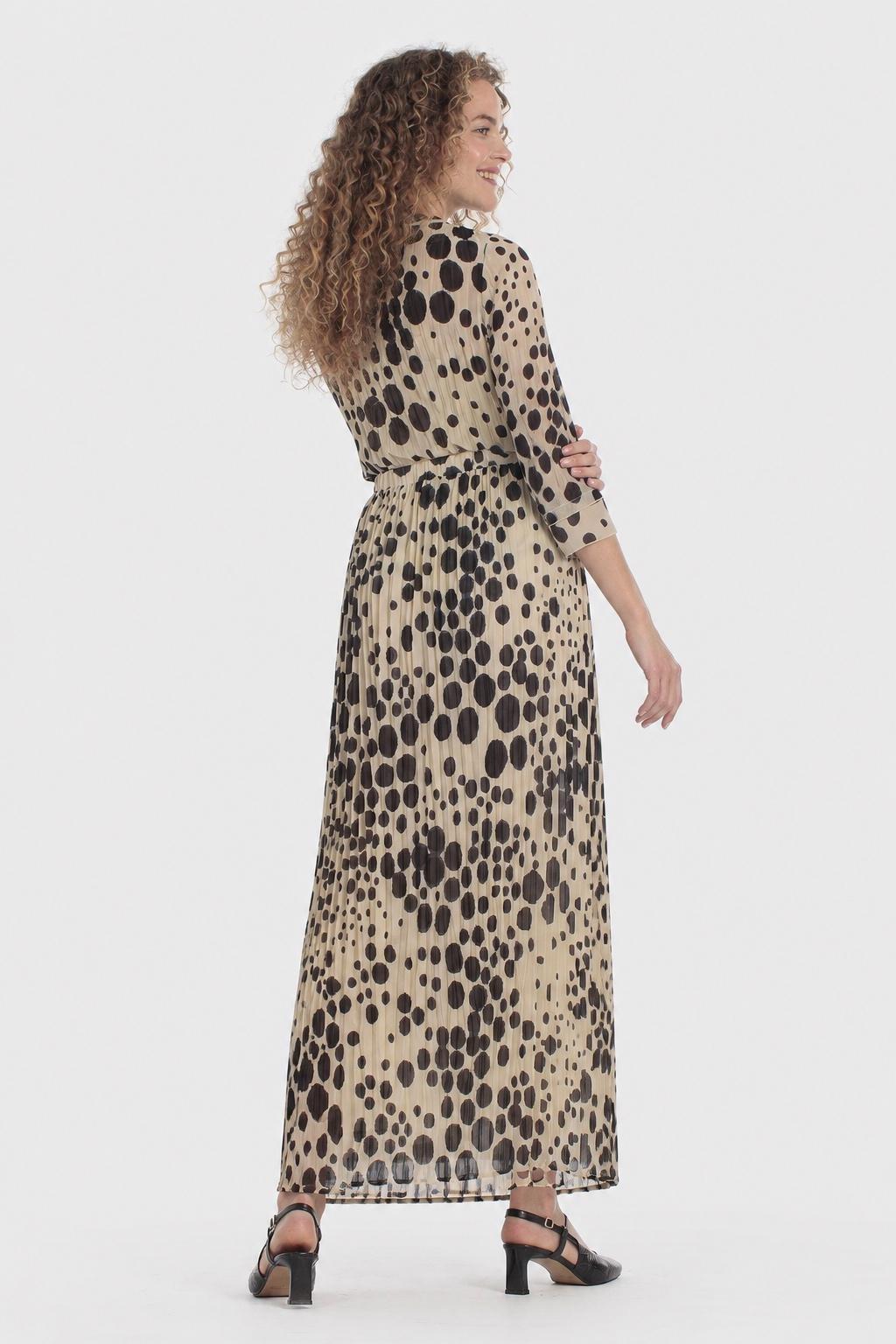 Multicolour Polka Dot Skirt, Beige, large image number 5