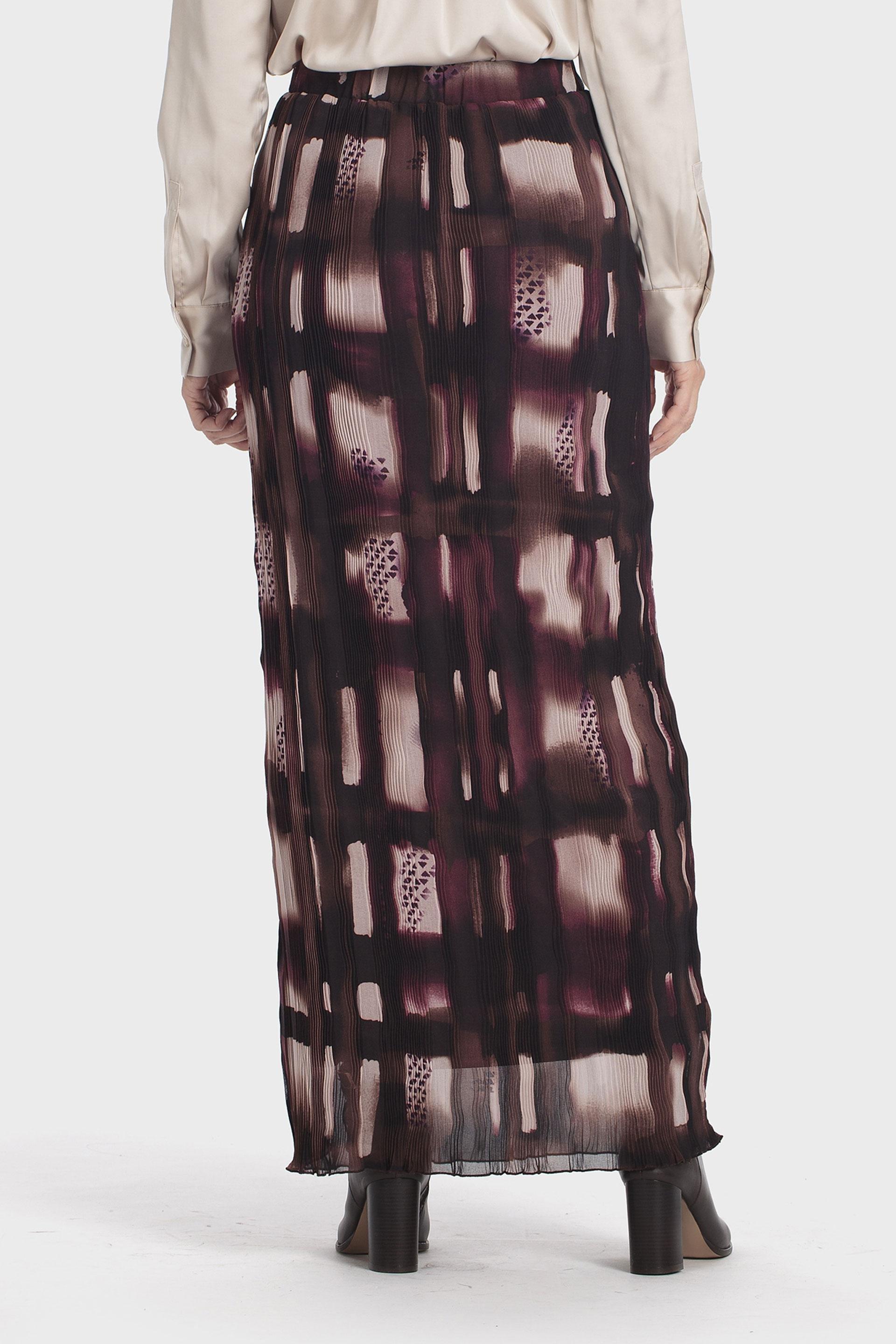 Printed Skirt Multicolour, Brown, medium