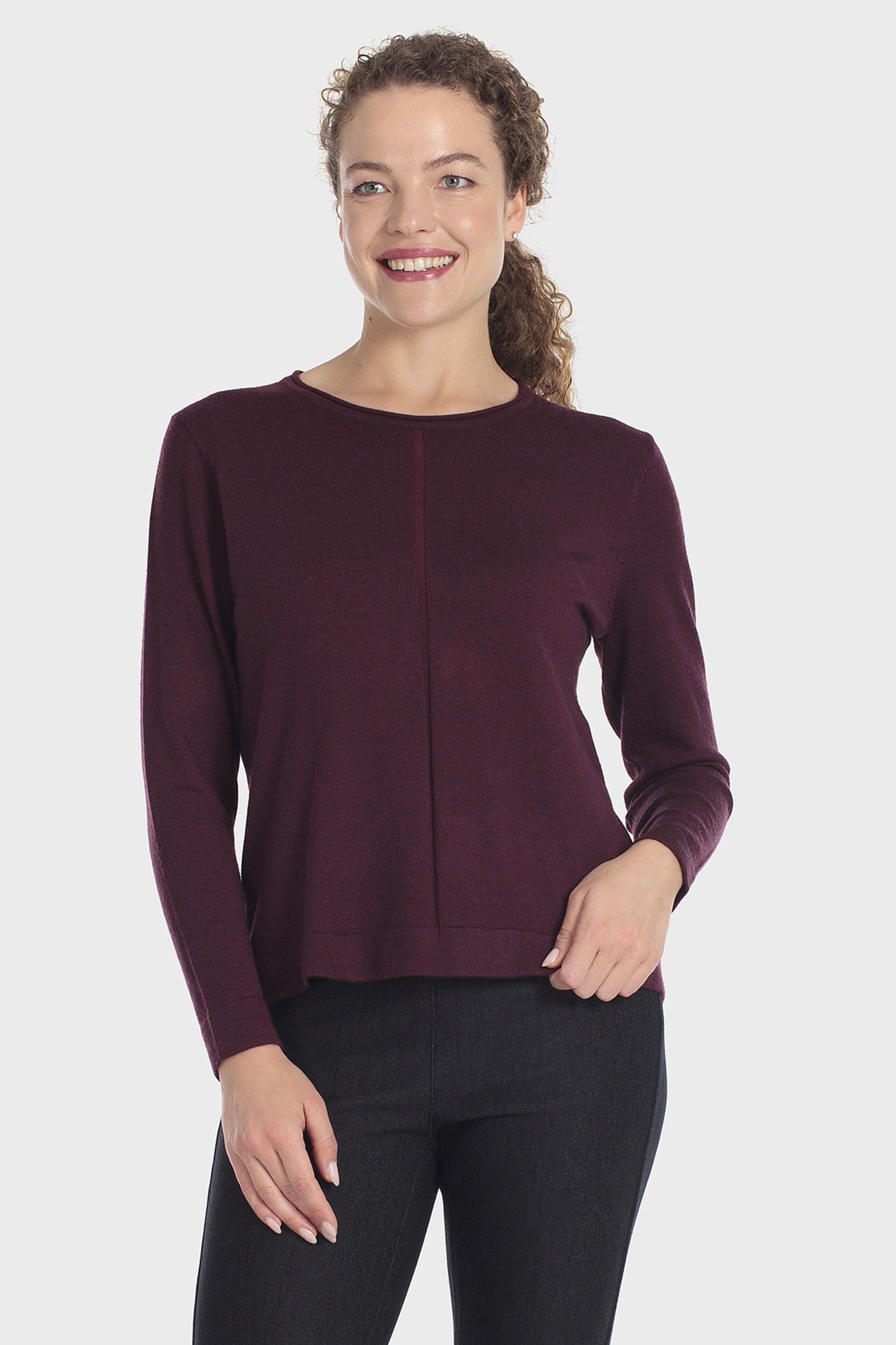Fantasy Print Sweater Burgundy, Purple Mulberry, large image number 0