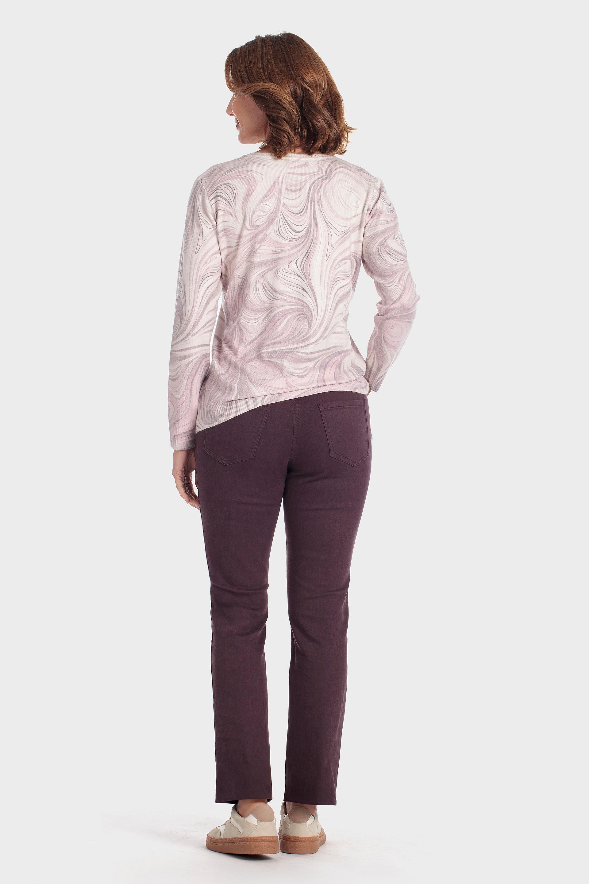 Printed Sweater Pink, Pink Quartz, large image number 3