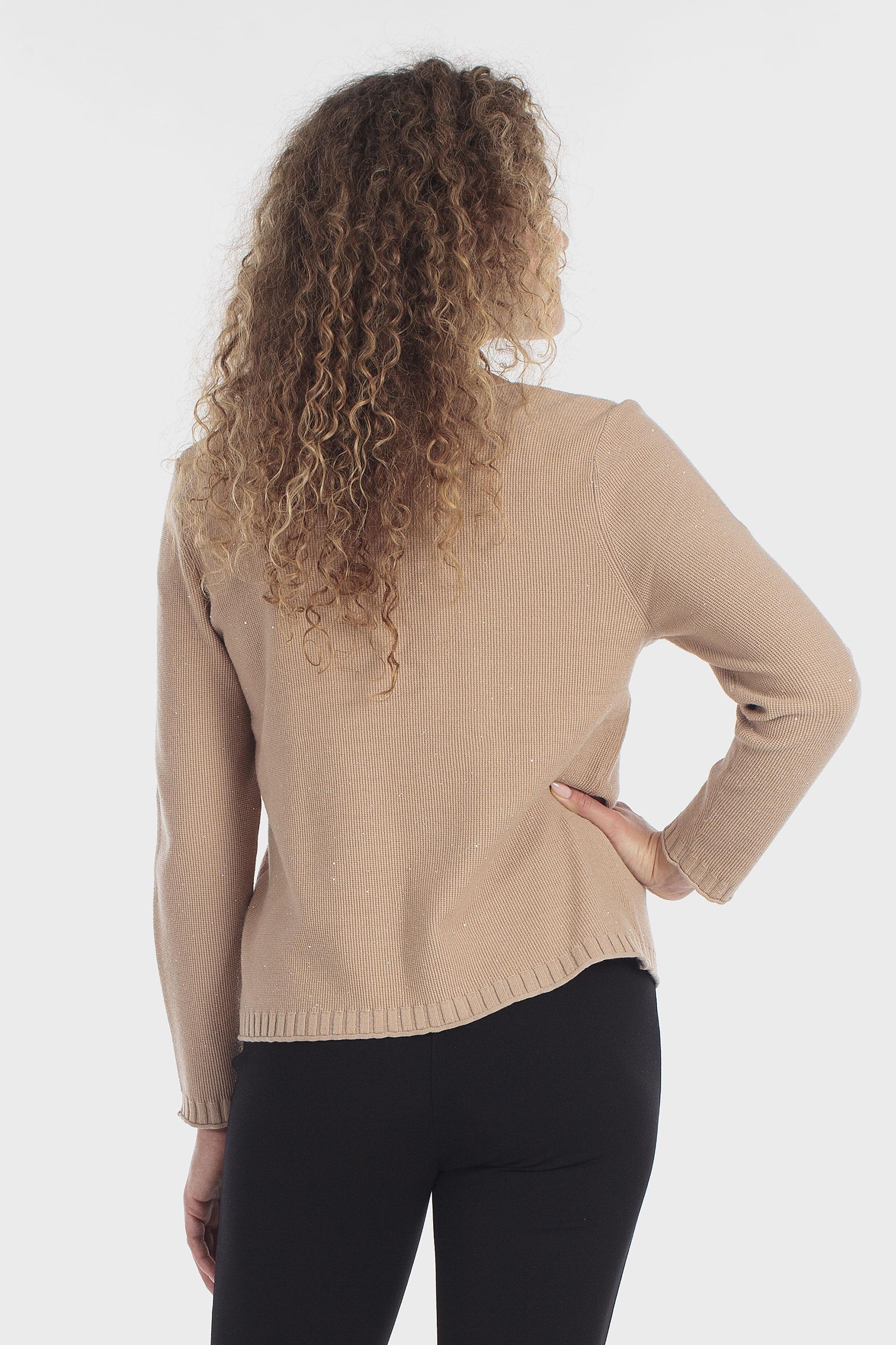 Boat Neck Sweater Beige, Beige, medium
