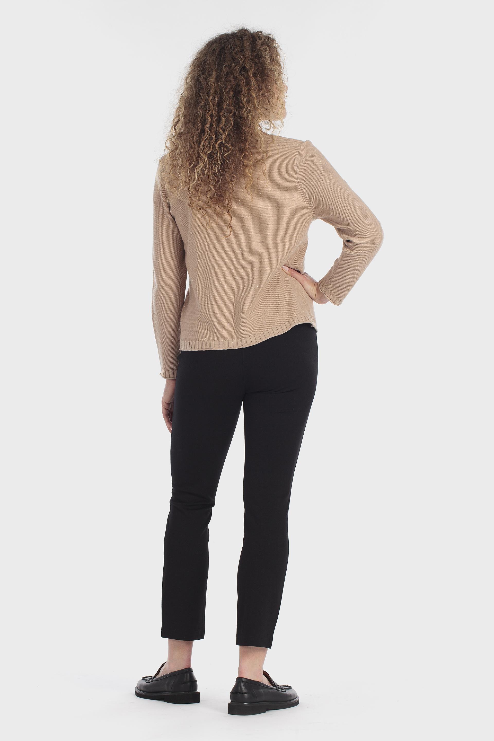 Boat Neck Sweater Beige, Beige, large image number 3