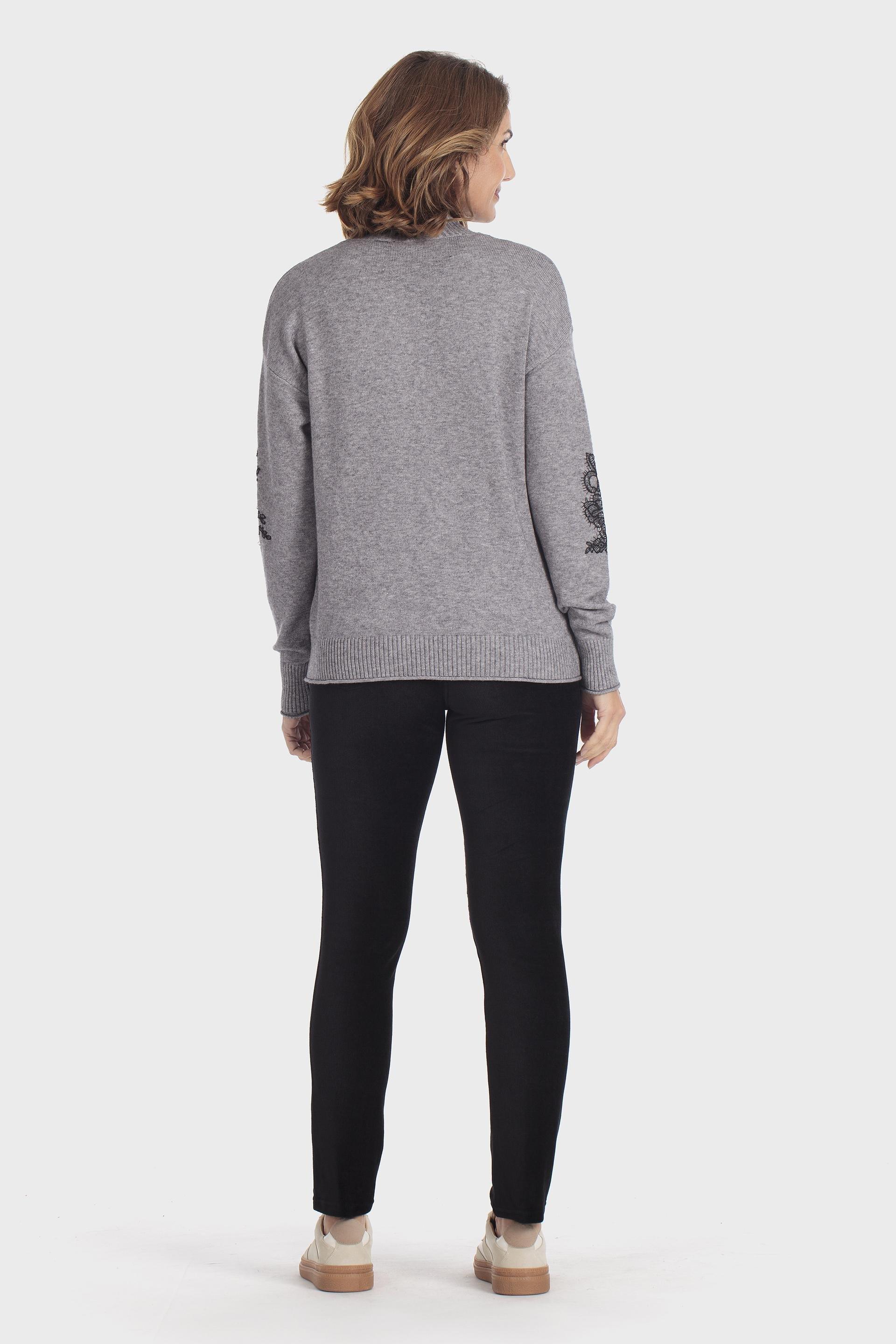 Fantasy sweater, WOMEN, Grey, large image number 3