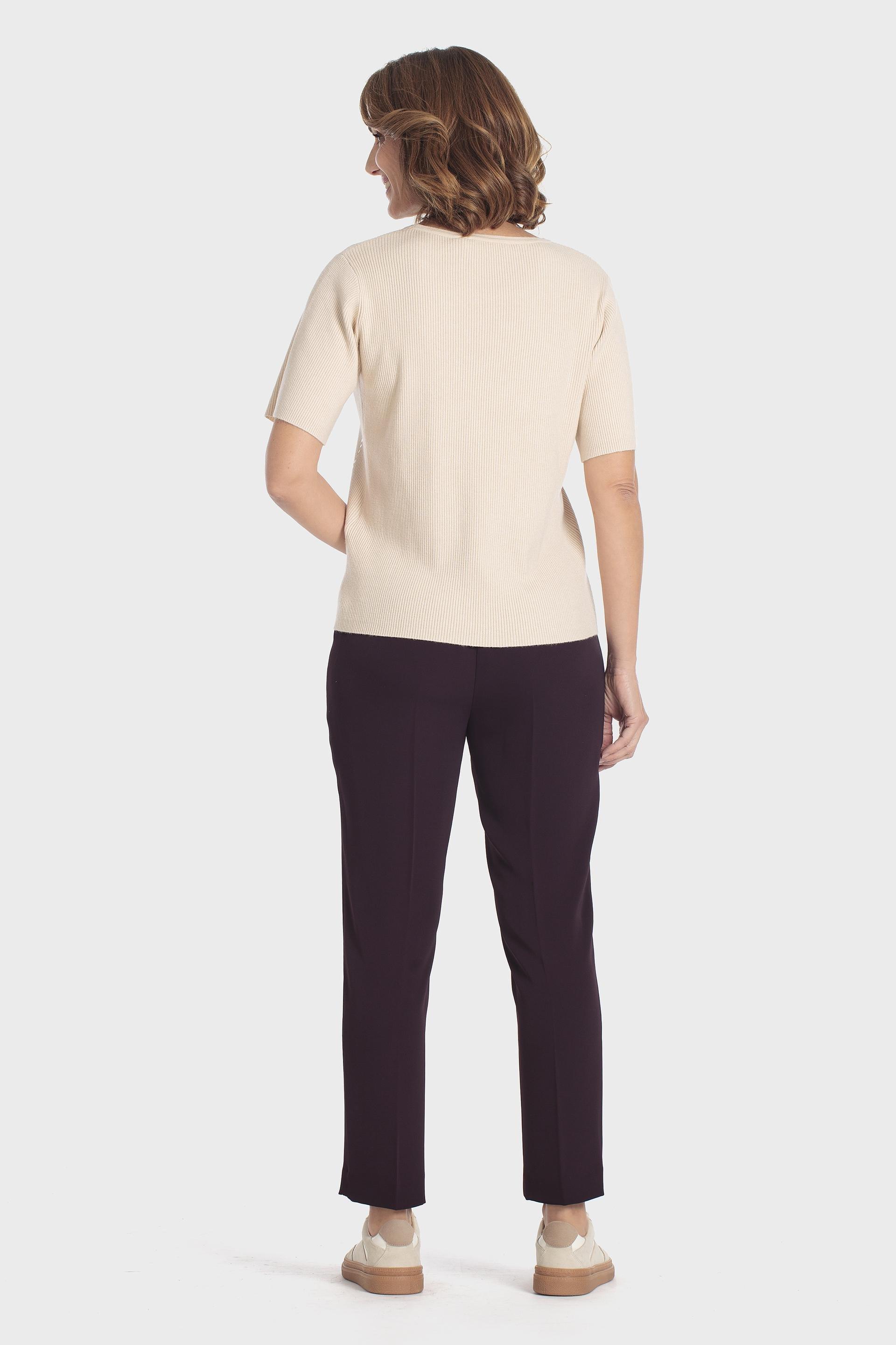 Ribbed Sweater Beige, Beige, large image number 3