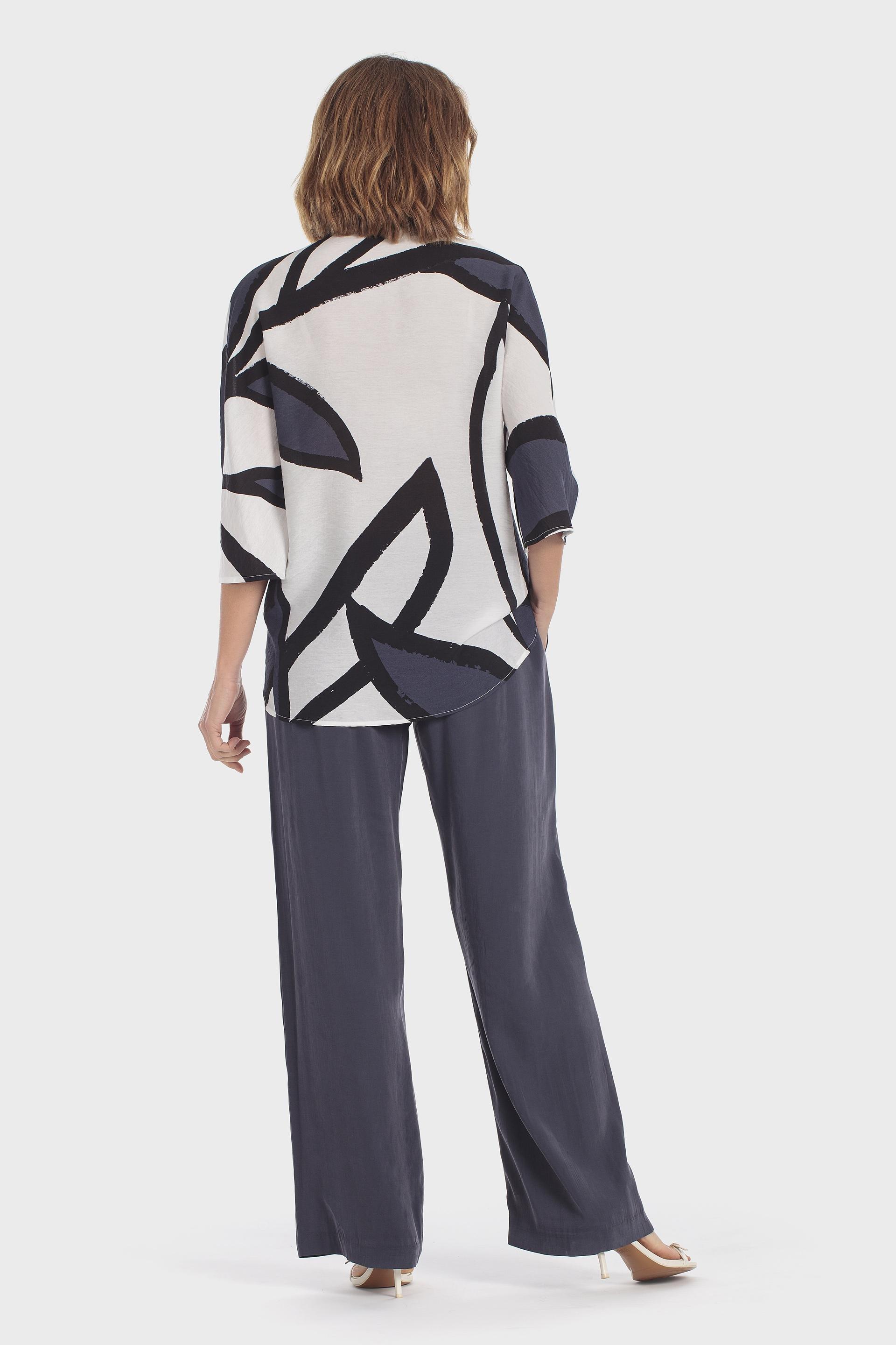 Tailored Trousers Navy Blue, Blue Cramberry, large image number 1