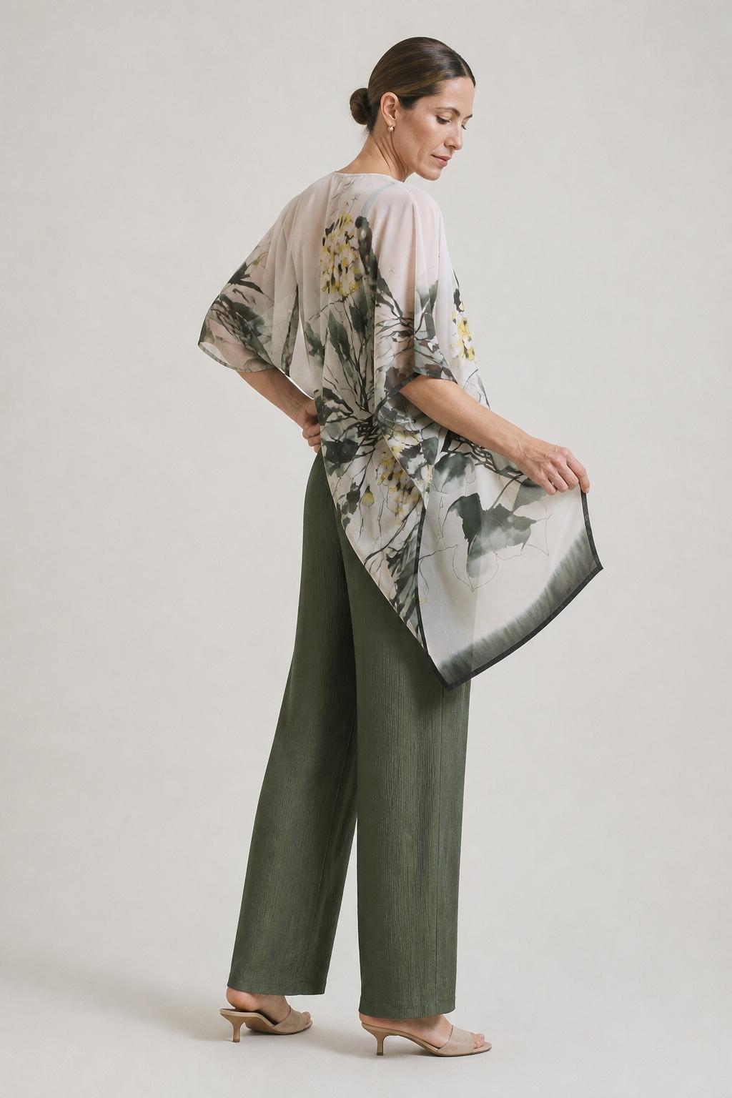 Fantasy Detail Trousers Green, Green Forest, medium