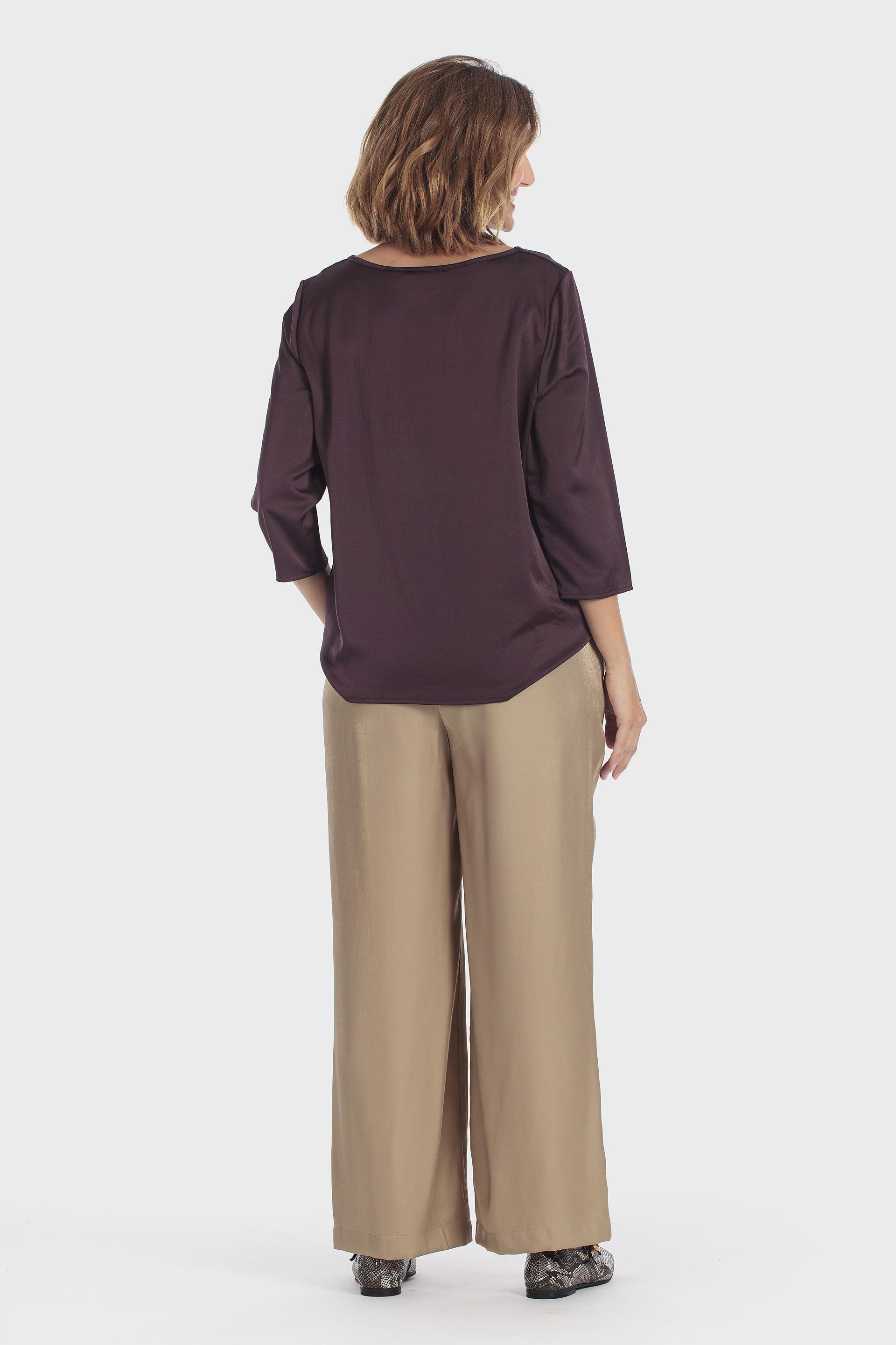 Satin Fantasy Trousers Gold, Metal Golden, medium