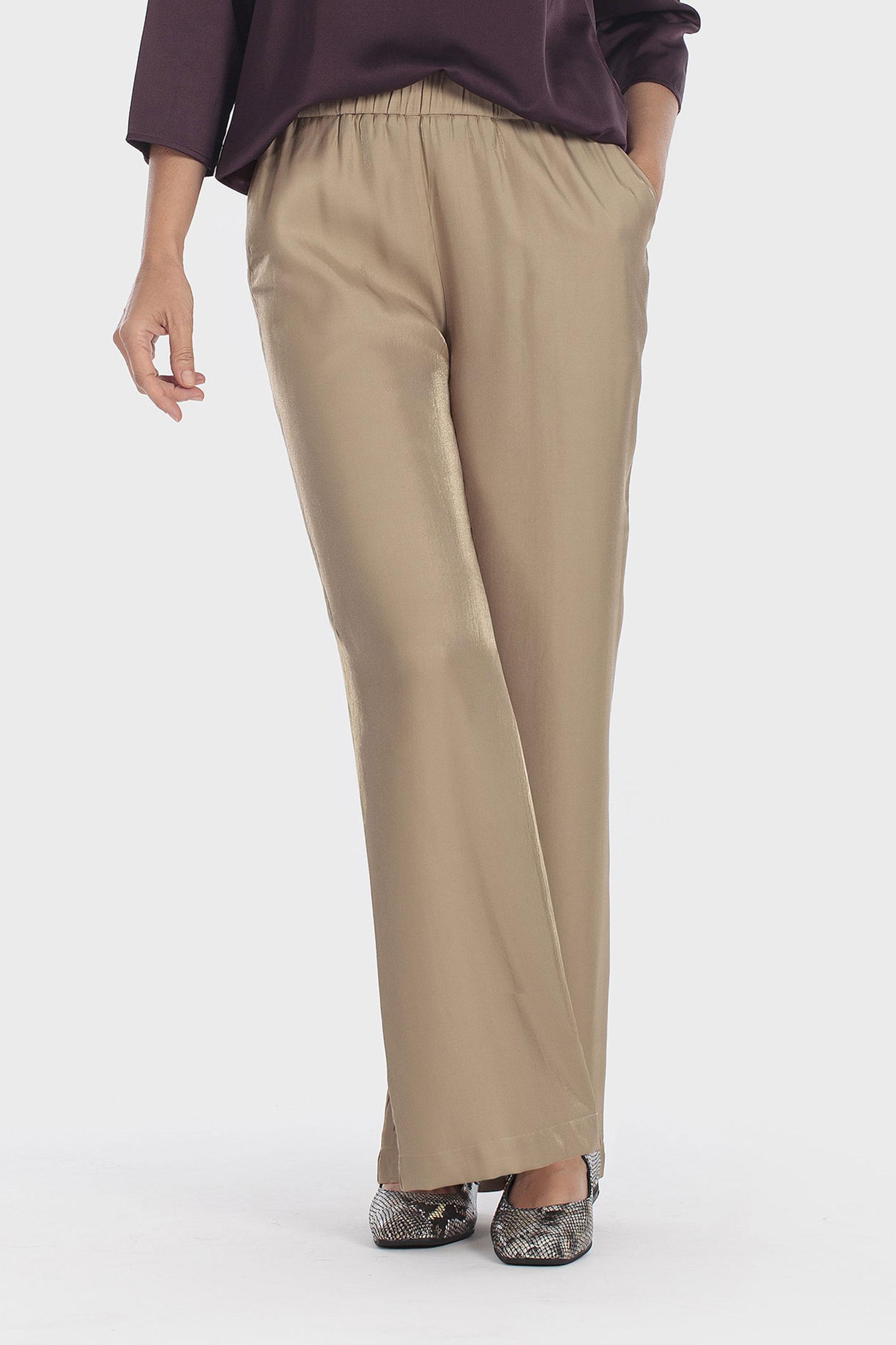 Satin Fantasy Trousers Gold, Metal Golden, medium