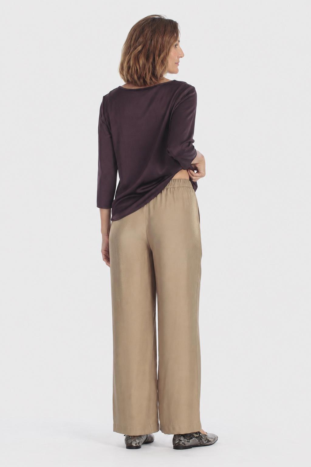 Satin Fantasy Trousers Gold, Metal Golden, large image number 5