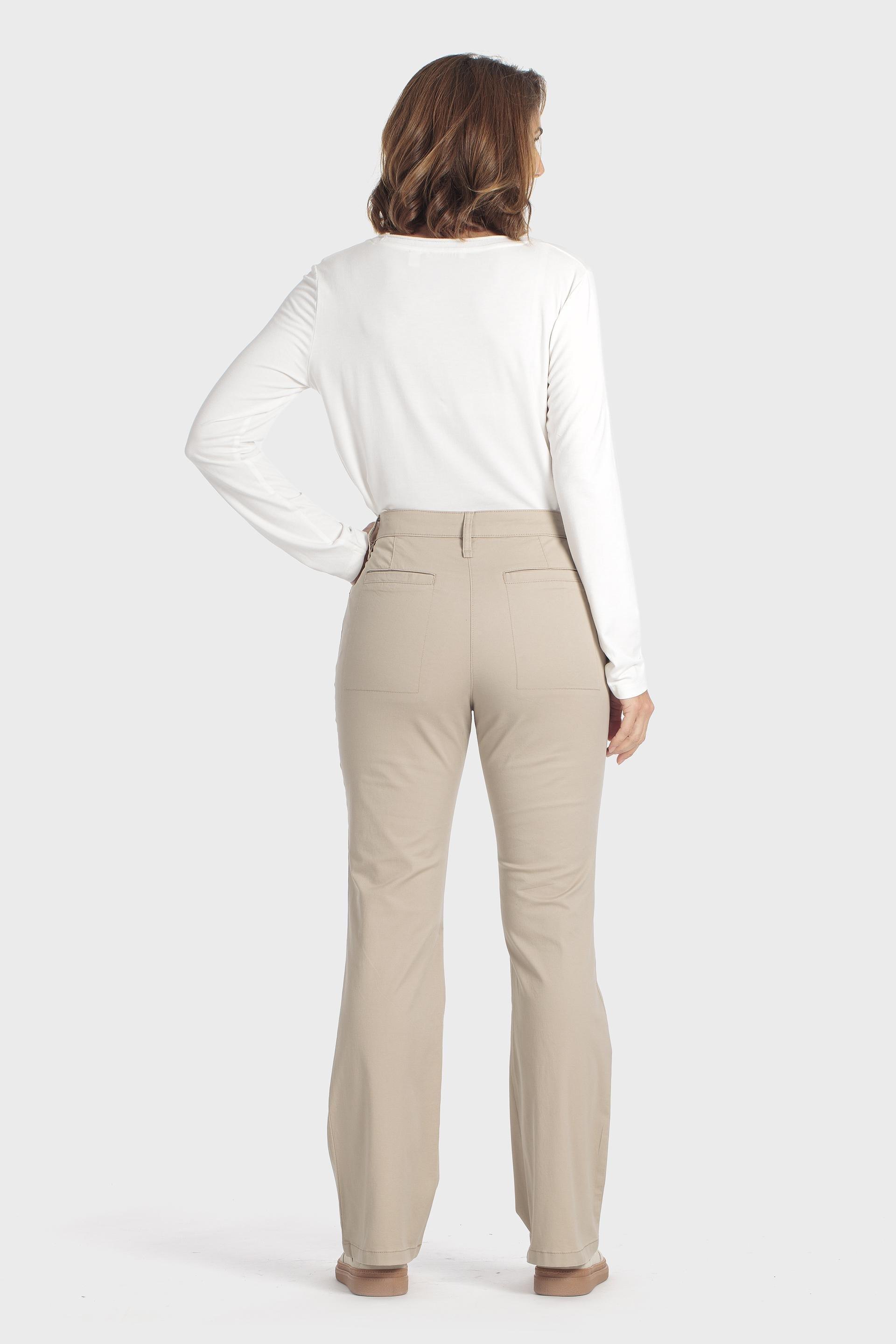 بنطال قطني كريمي, Beige Toasted, large image number 1