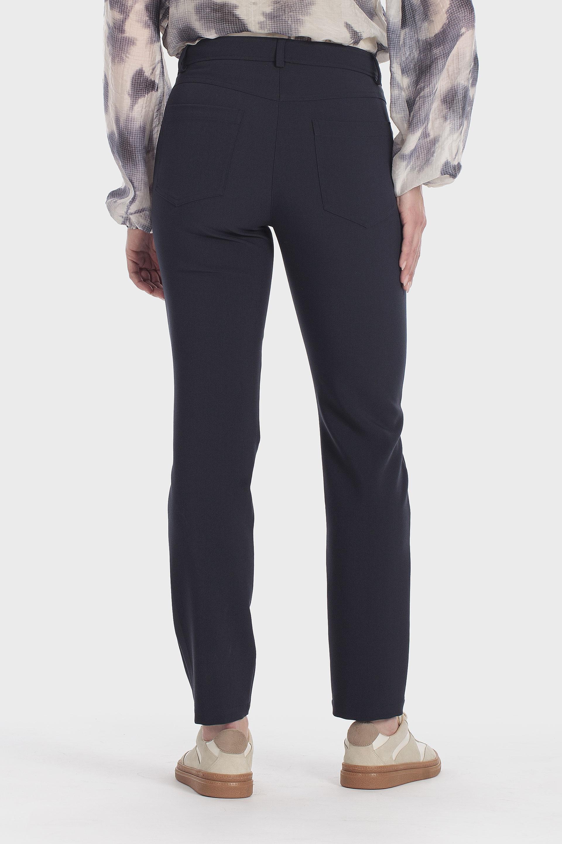 Slim Five Pocket Trousers Navy, Blue Navy, medium