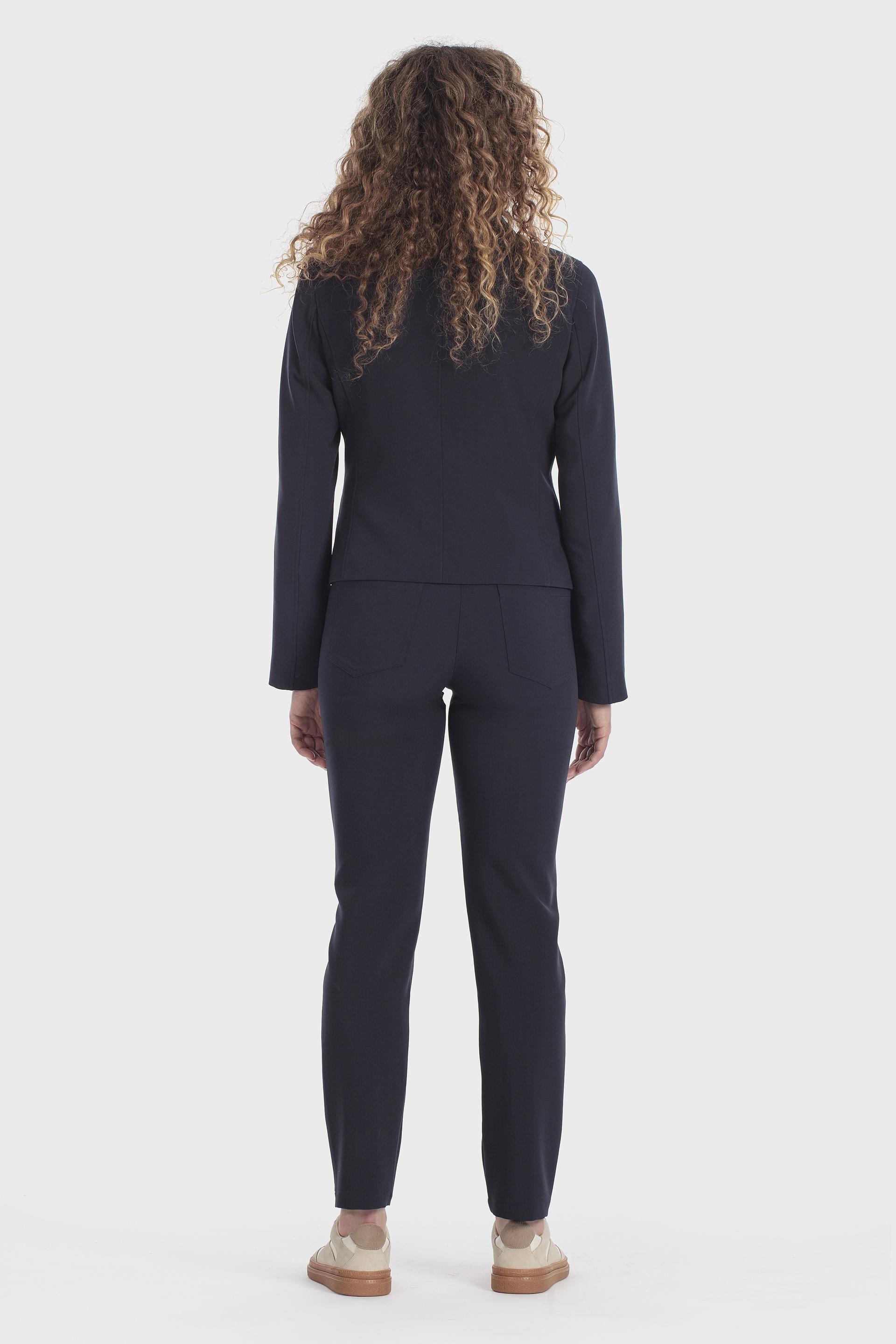 Slim Five Pocket Trousers Navy, Blue Navy, large image number 3