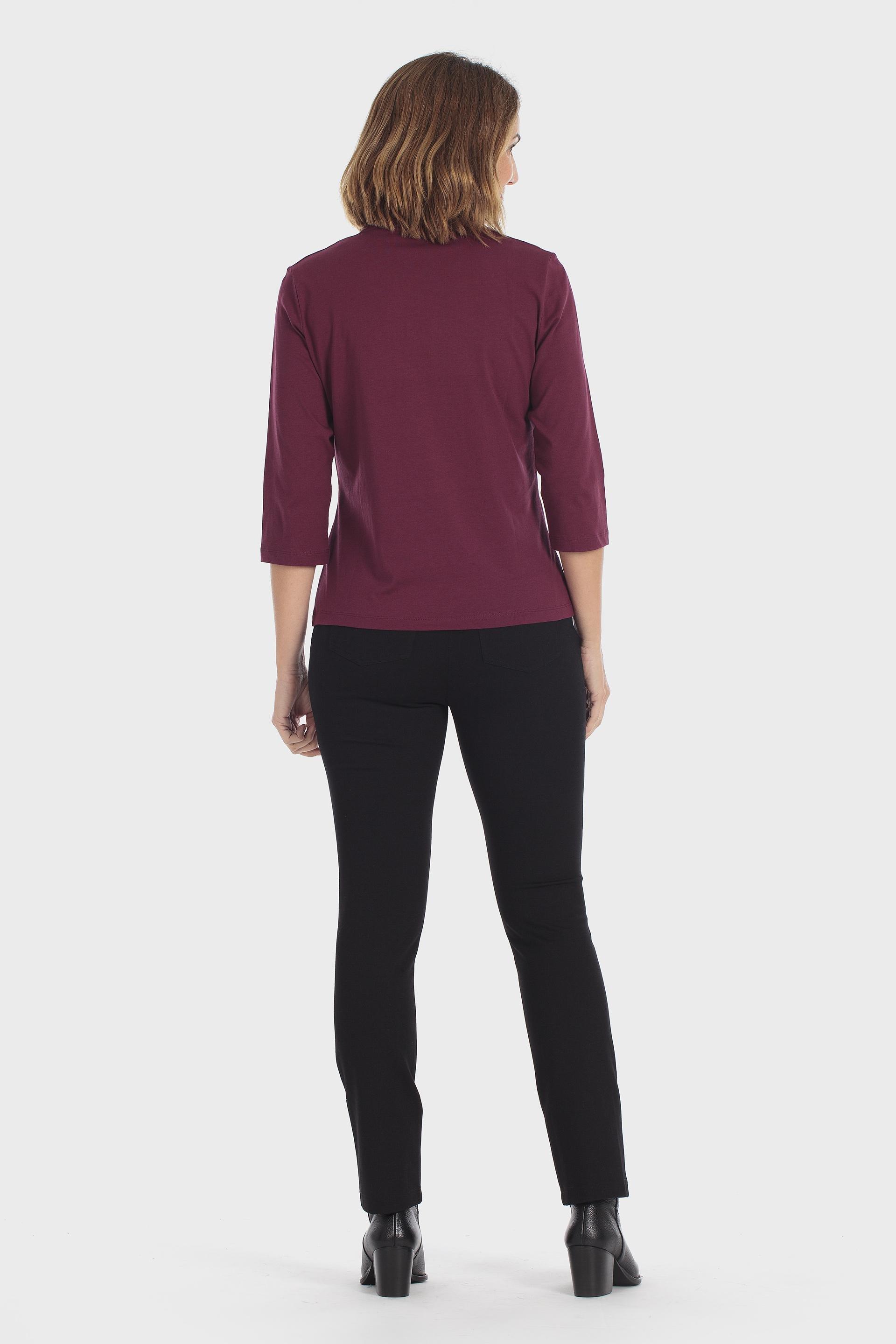 Black Push Up Trousers, Black, large image number 1