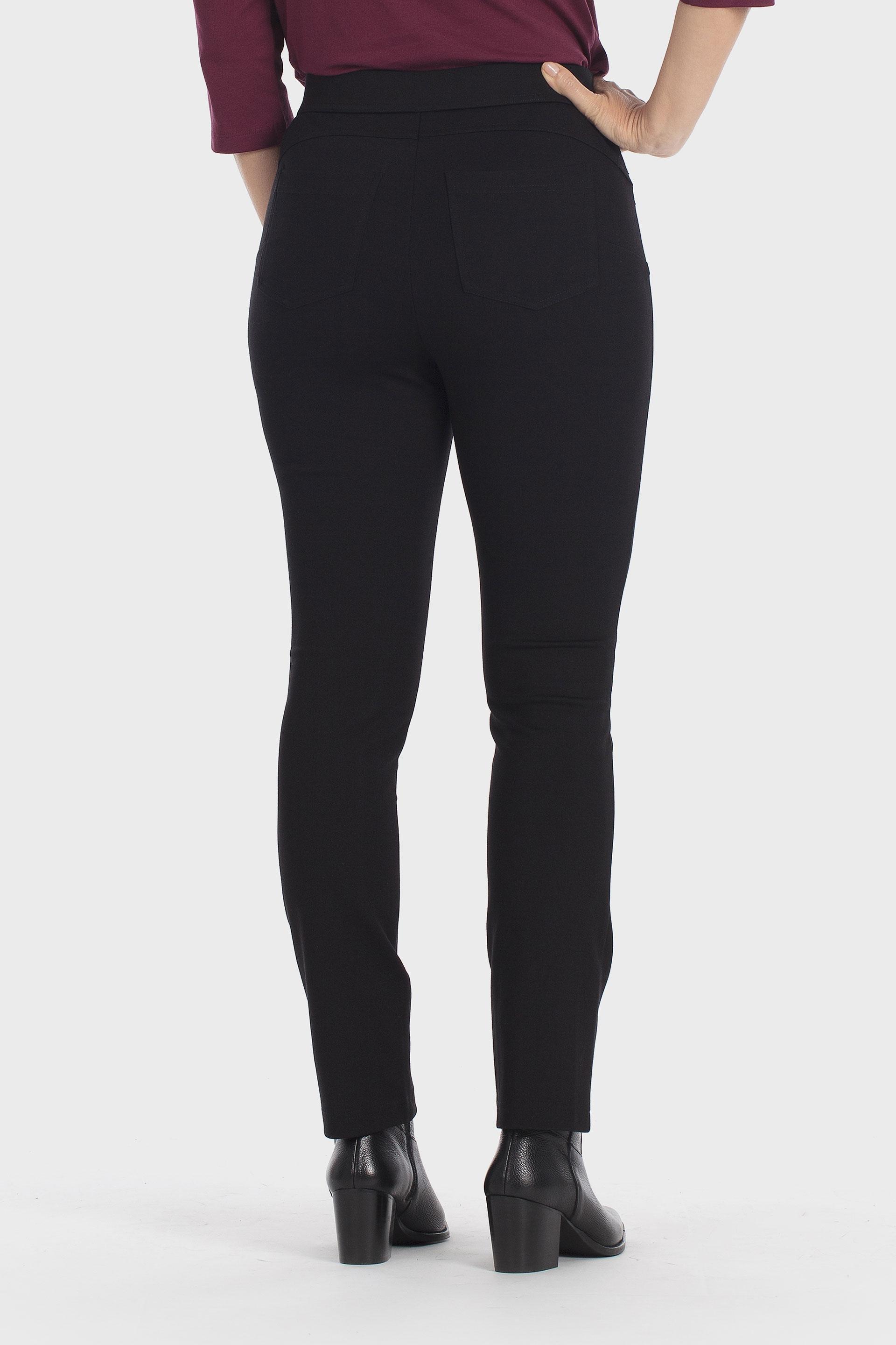 Black Push Up Trousers, Black, large image number 3