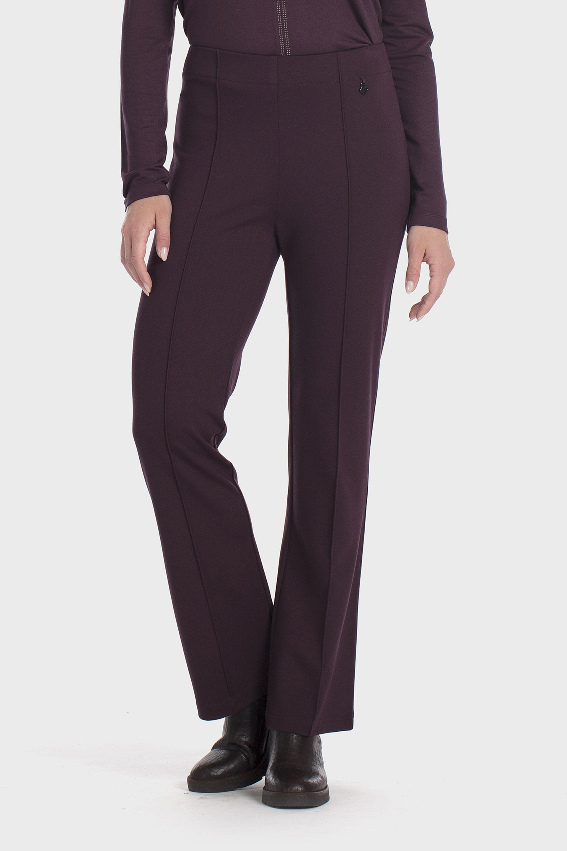 Ponte Di Roma Trousers Burgundy, Purple Mulberry, large image number 0
