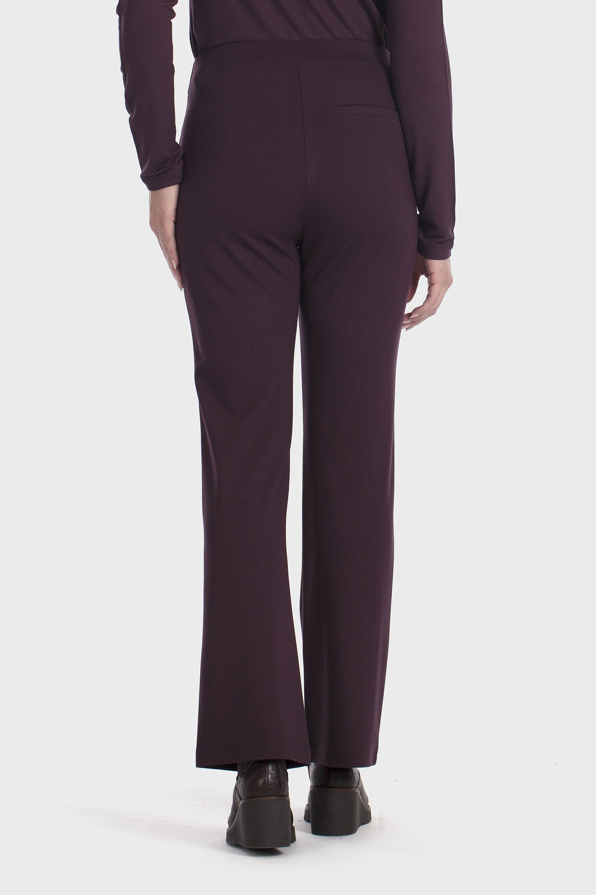 Ponte Di Roma Trousers Burgundy, Purple Mulberry, medium