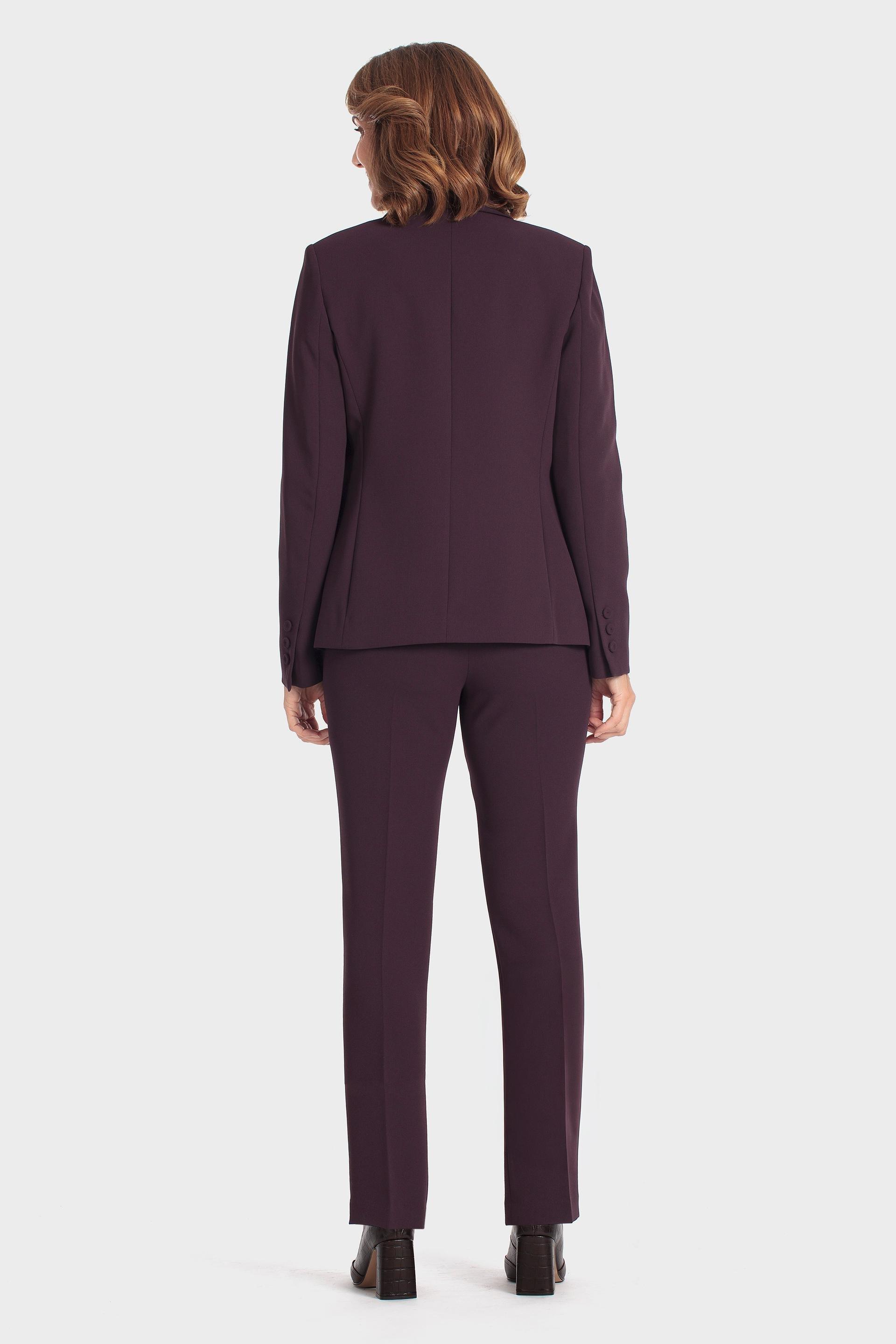 Ponte Di Roma Trousers Burgundy, Purple Mulberry, large image number 3