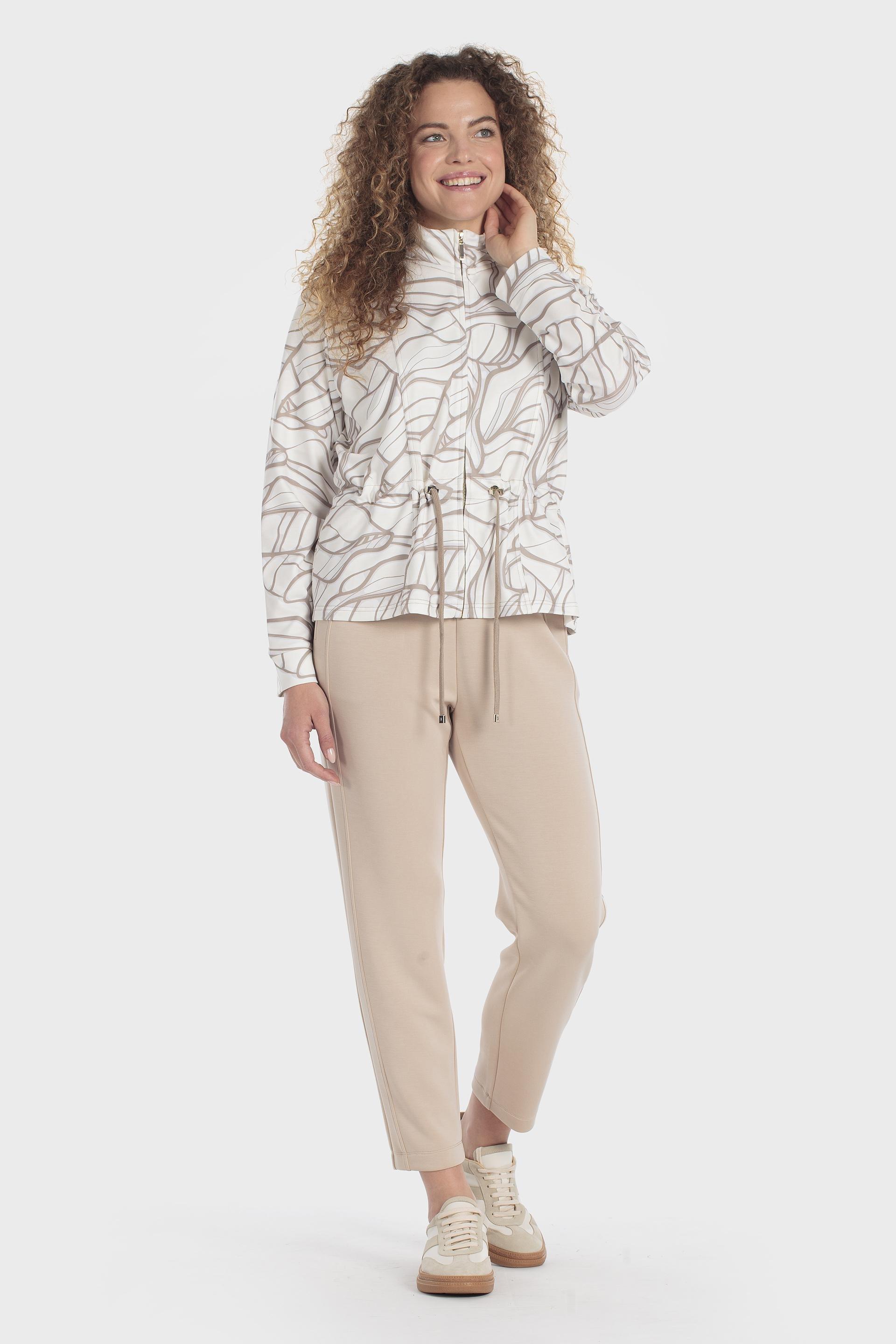 Drawstring Jogger Trousers Beige, Beige, medium