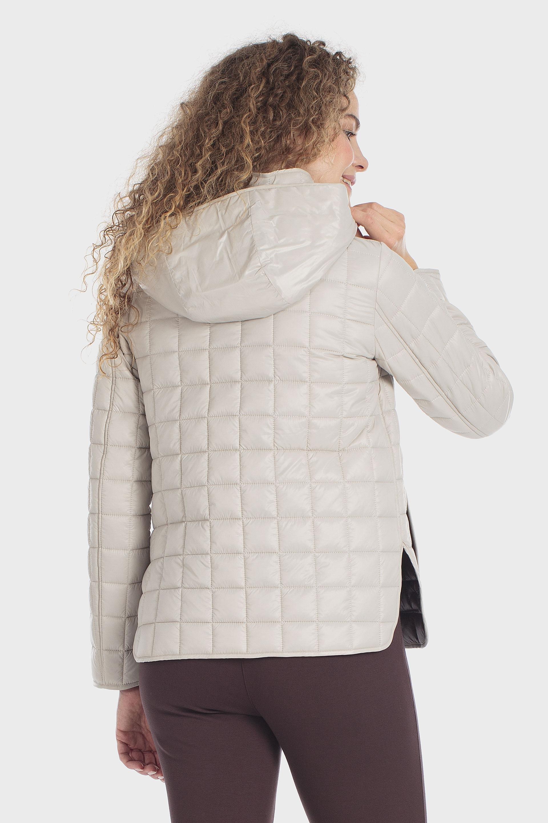 Padded Parka With Hood Beige, Beige, large image number 3