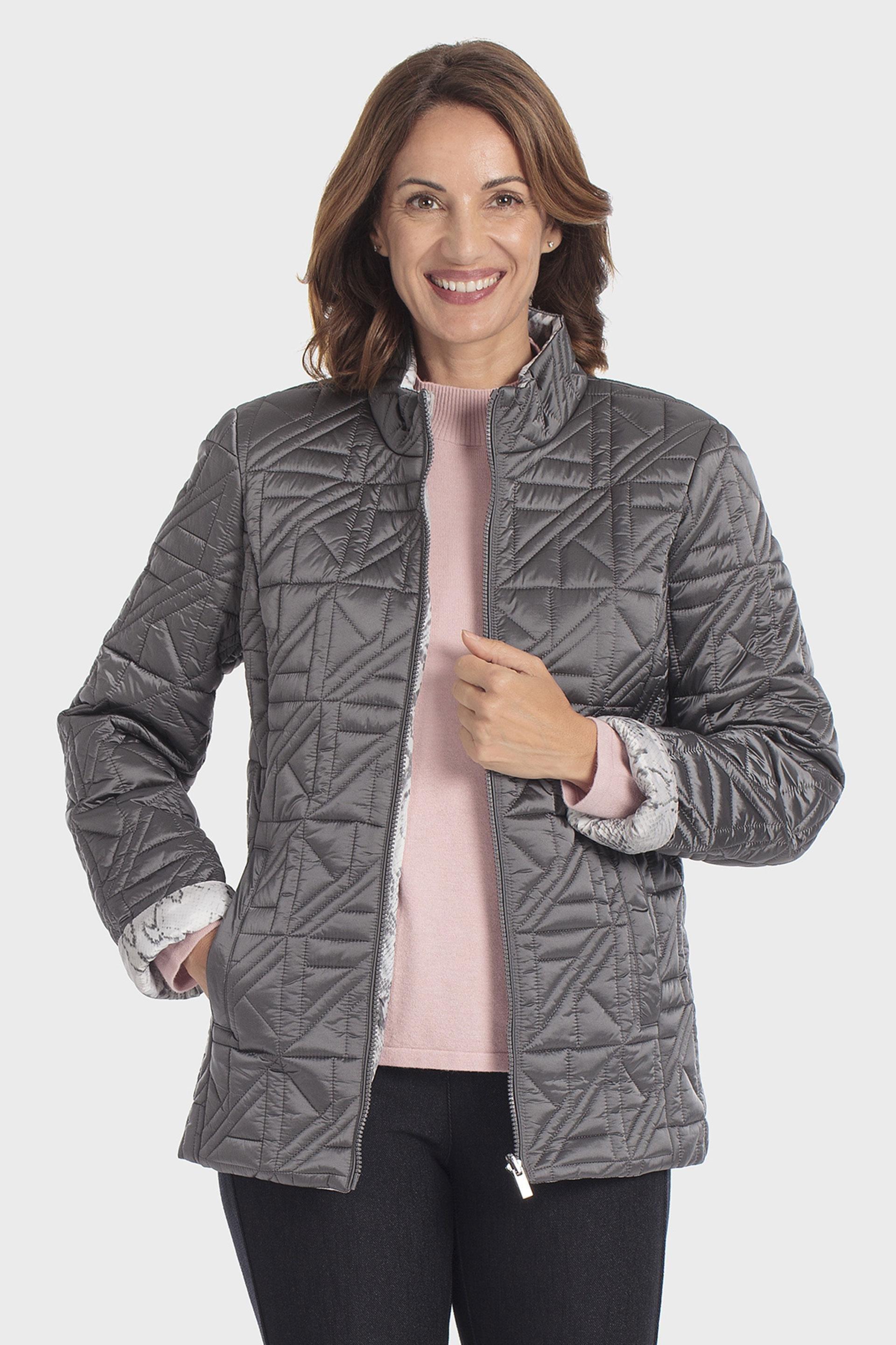 Reversible Parka Grey, Grey, medium