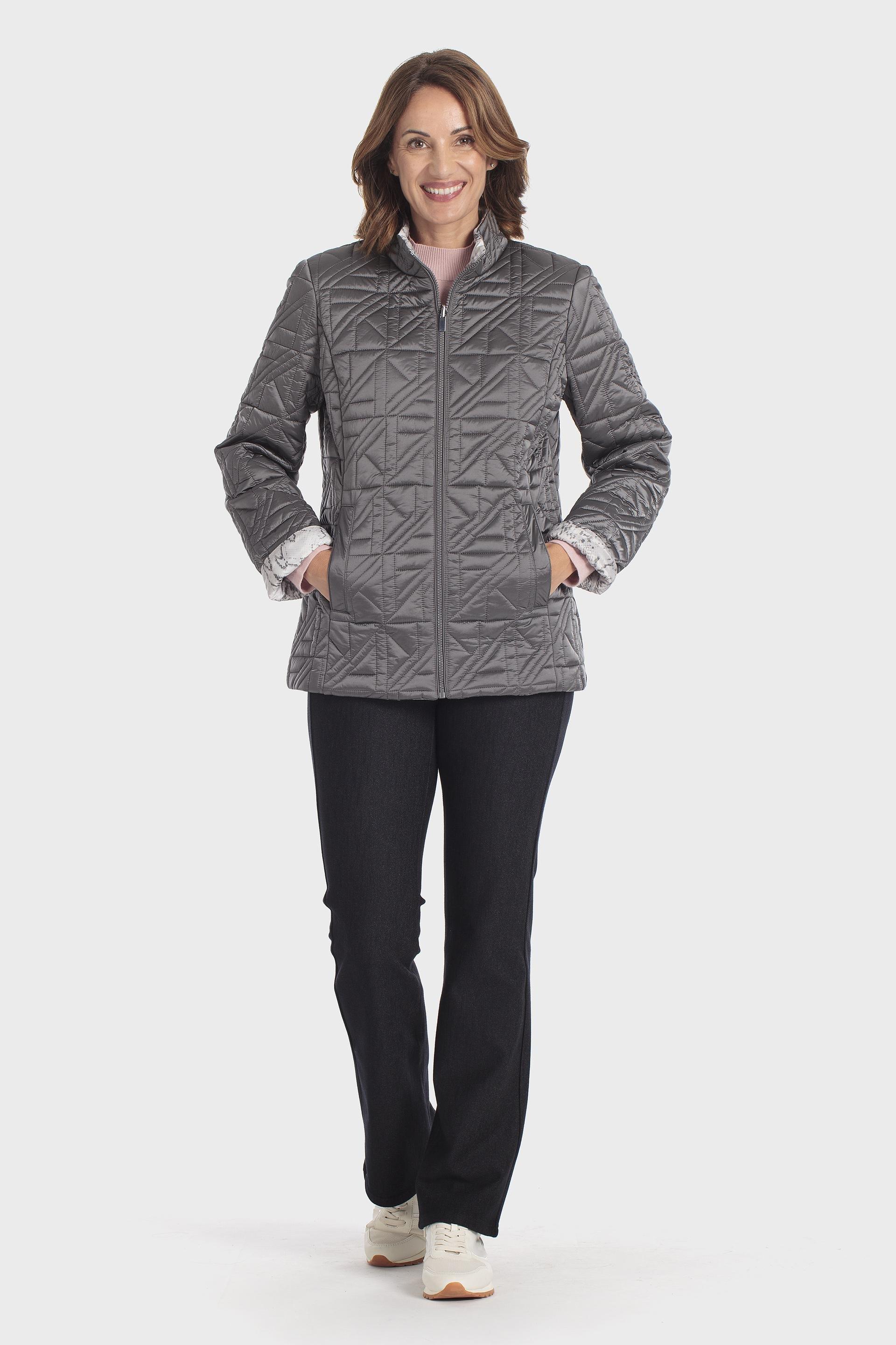 Reversible Parka Grey, Grey, large image number 5