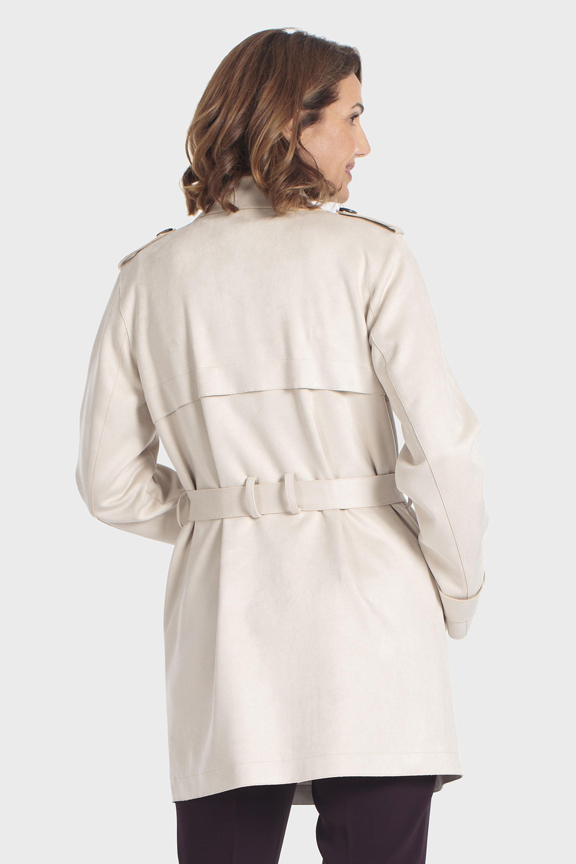 Belt-Loop Coat Beige, Beige, large image number 3
