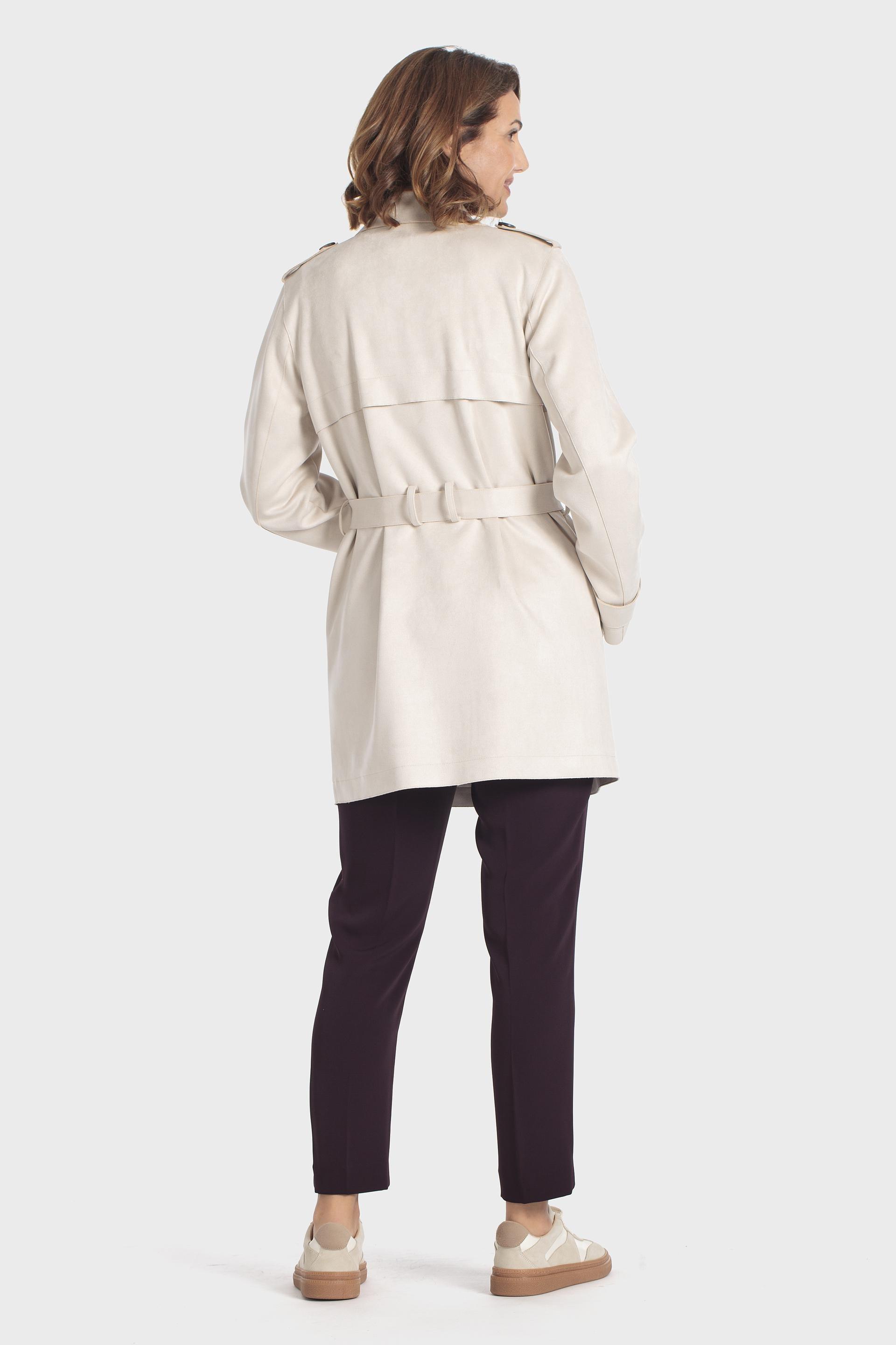 Belt-Loop Coat Beige, Beige, large image number 4