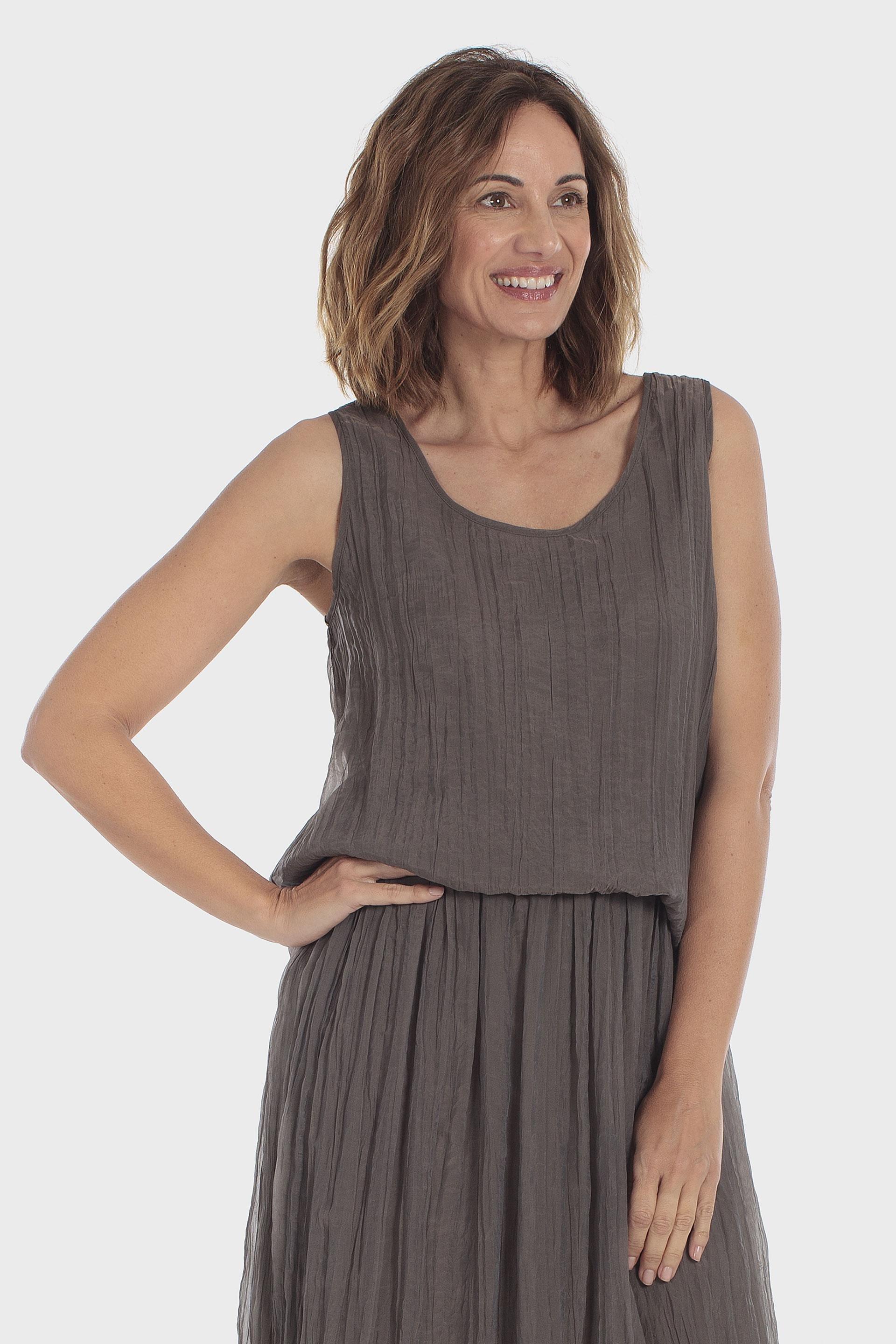 Lined Fantasy Top Pink, Green Khaki, medium