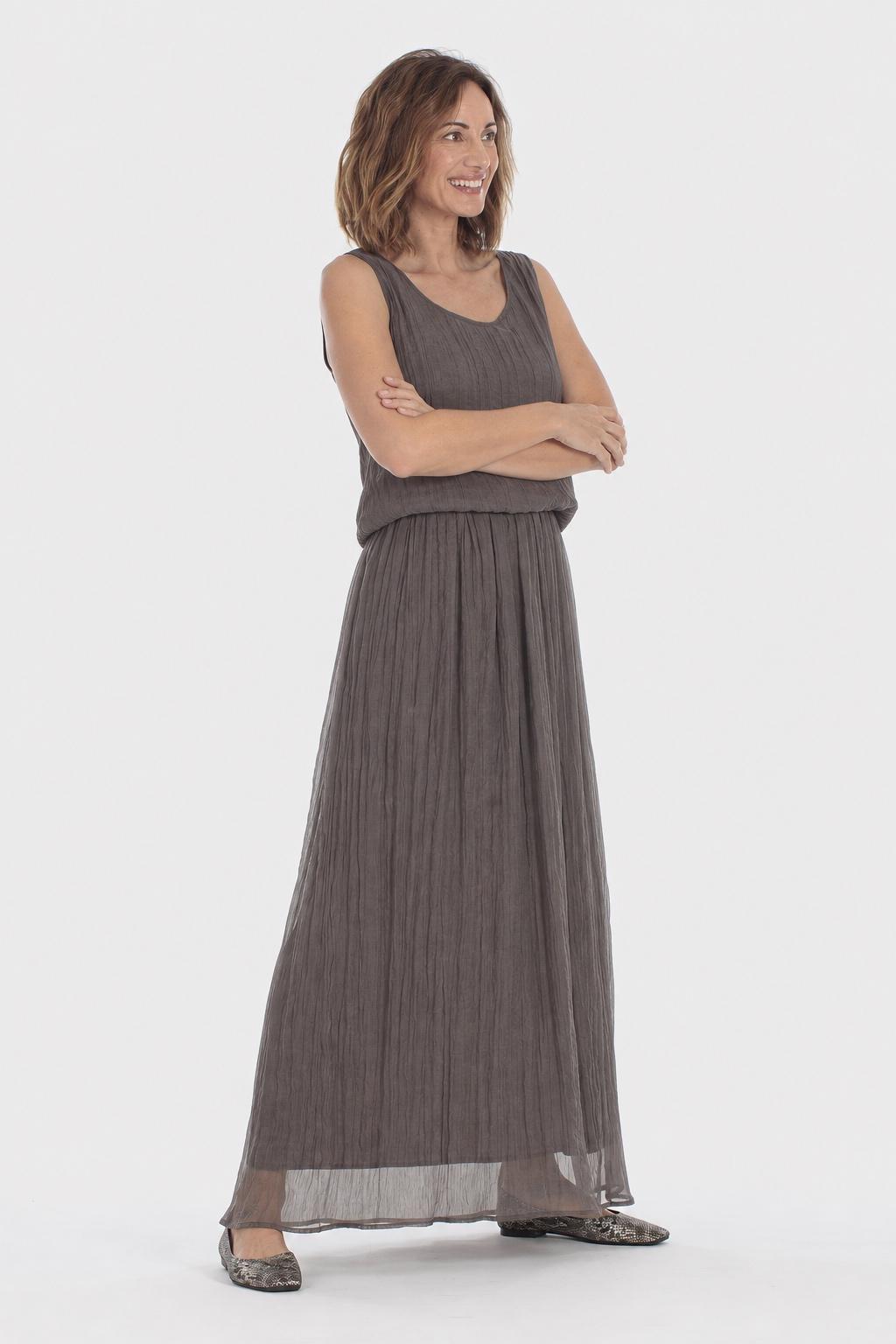 Lined Fantasy Top Grey, Green Khaki, medium