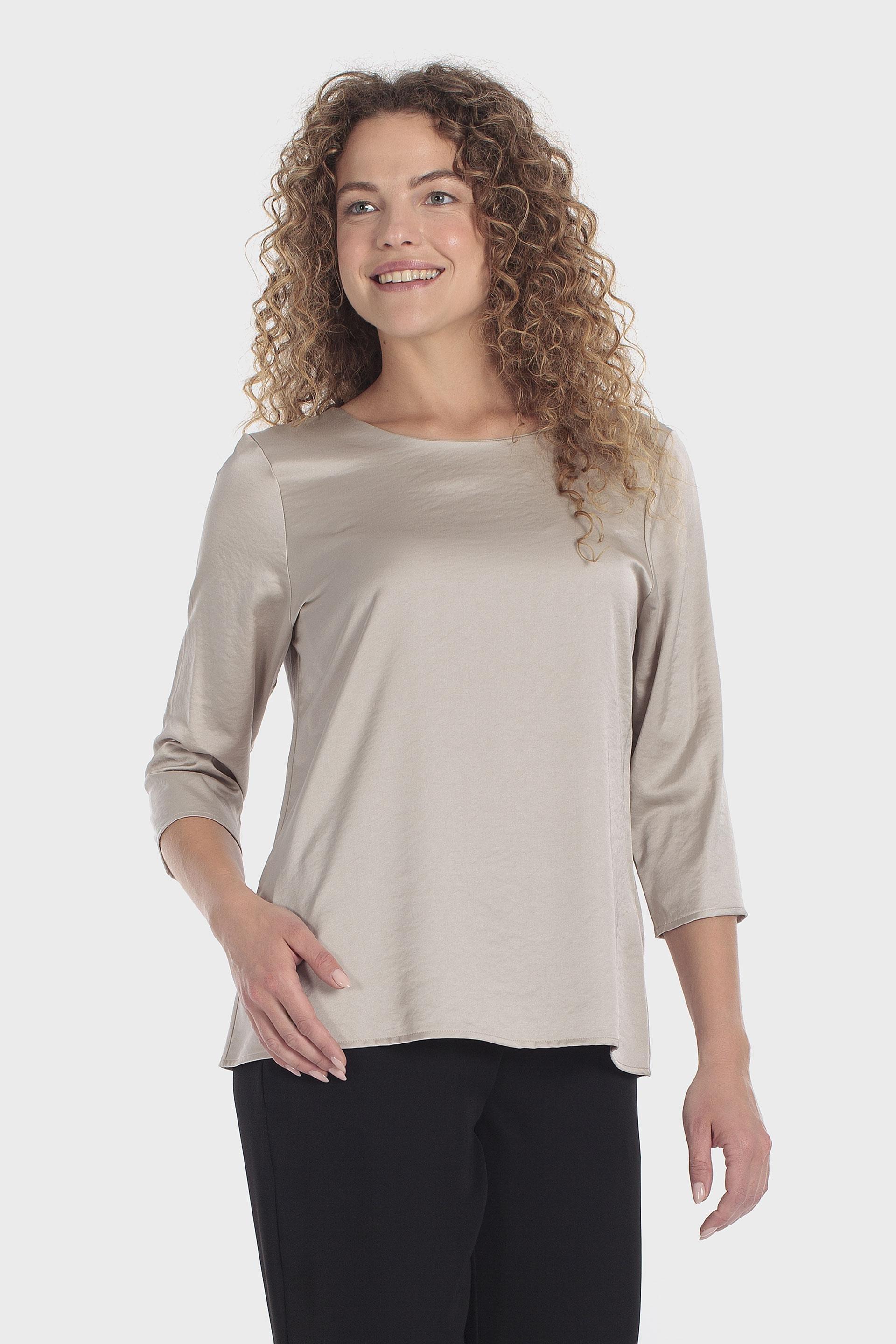 توب ساتان بيج, Beige Champagne, large image number 0