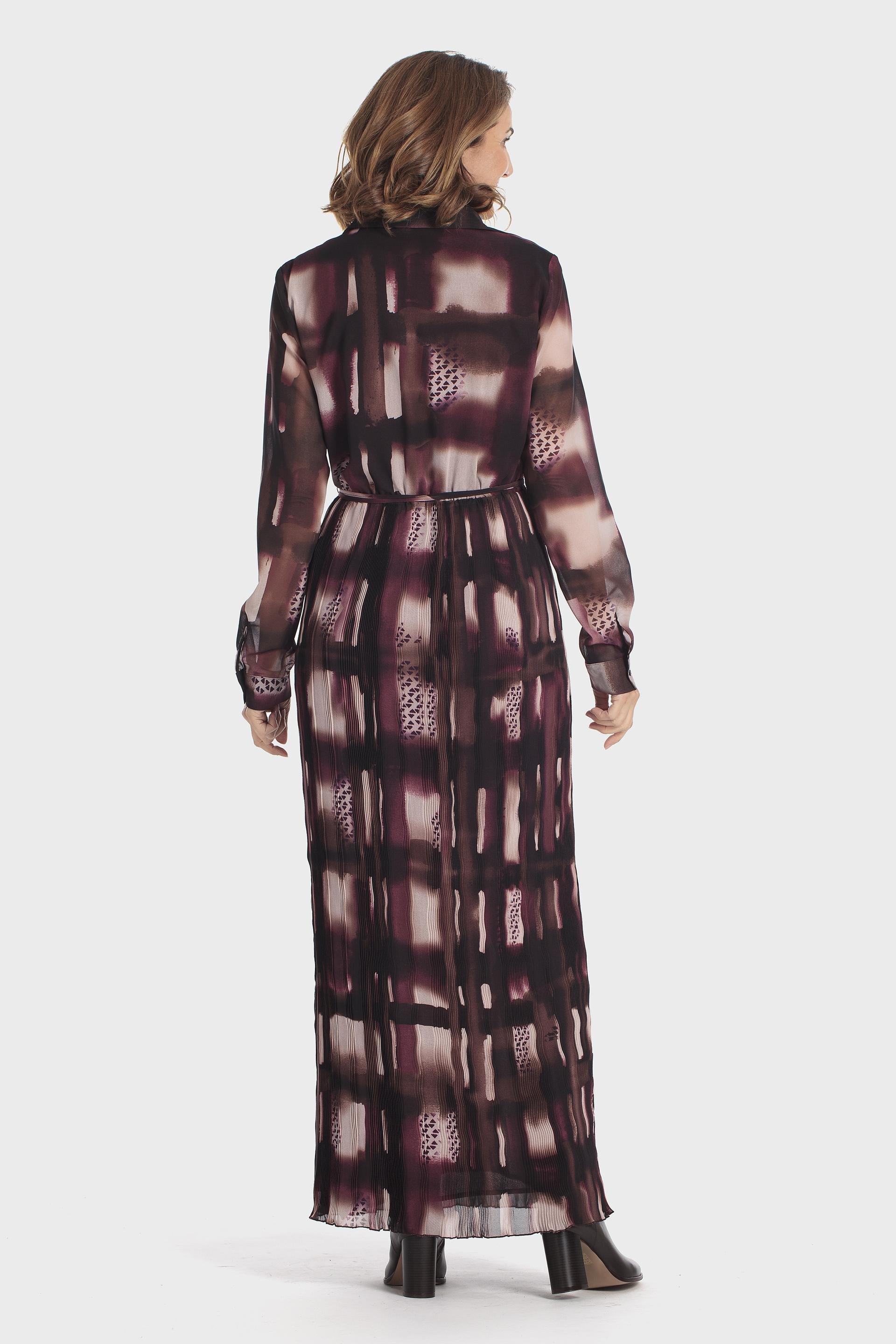 Printed Dress Multicolour, Brown, medium