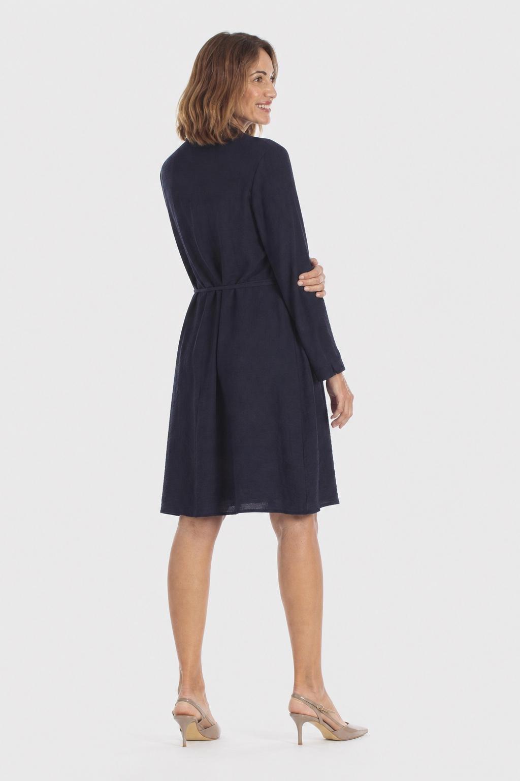 Blue Shirt Dress, Blue Navy, medium