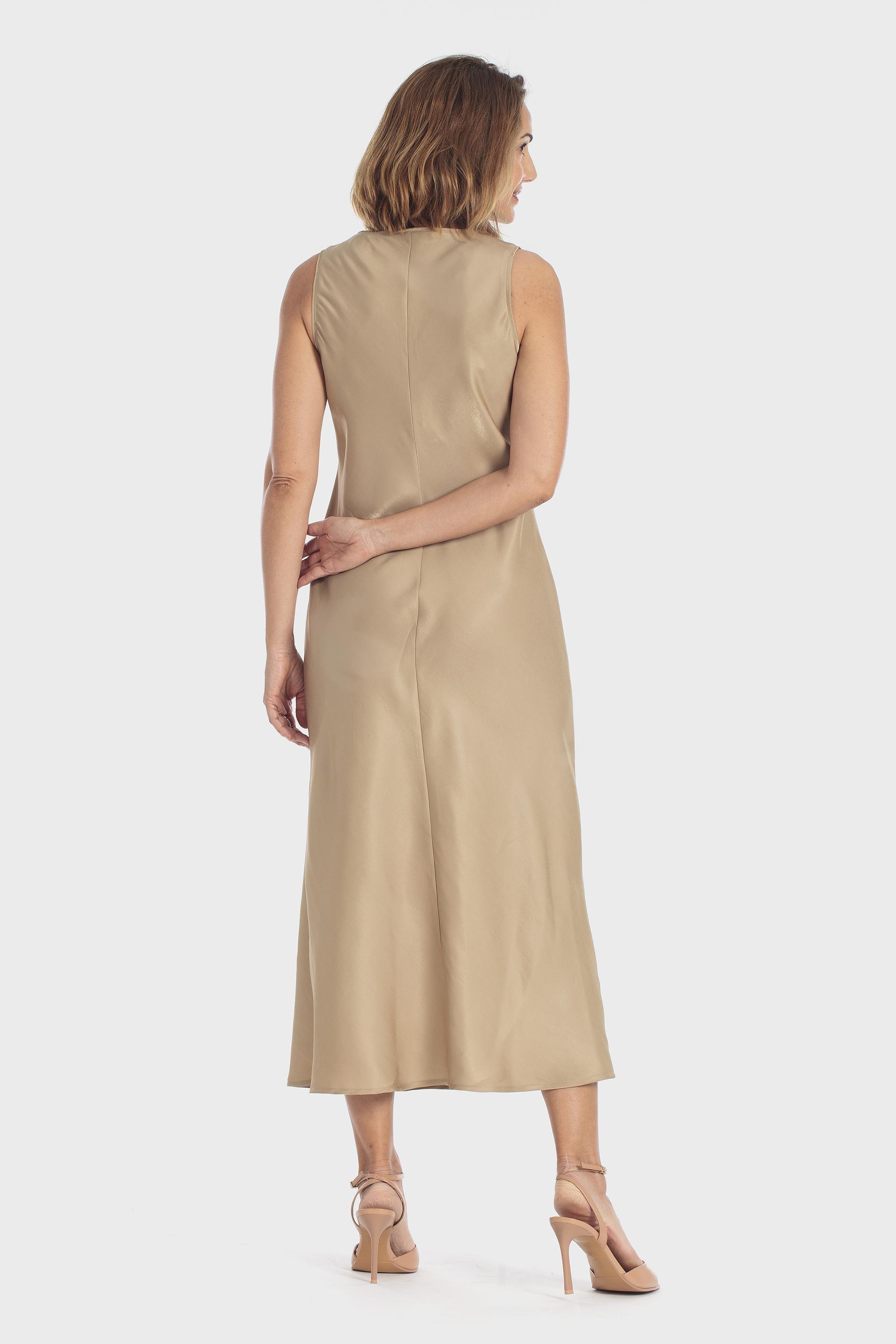 Fantasy Sleeveless Dress Gold, Metal Golden, medium