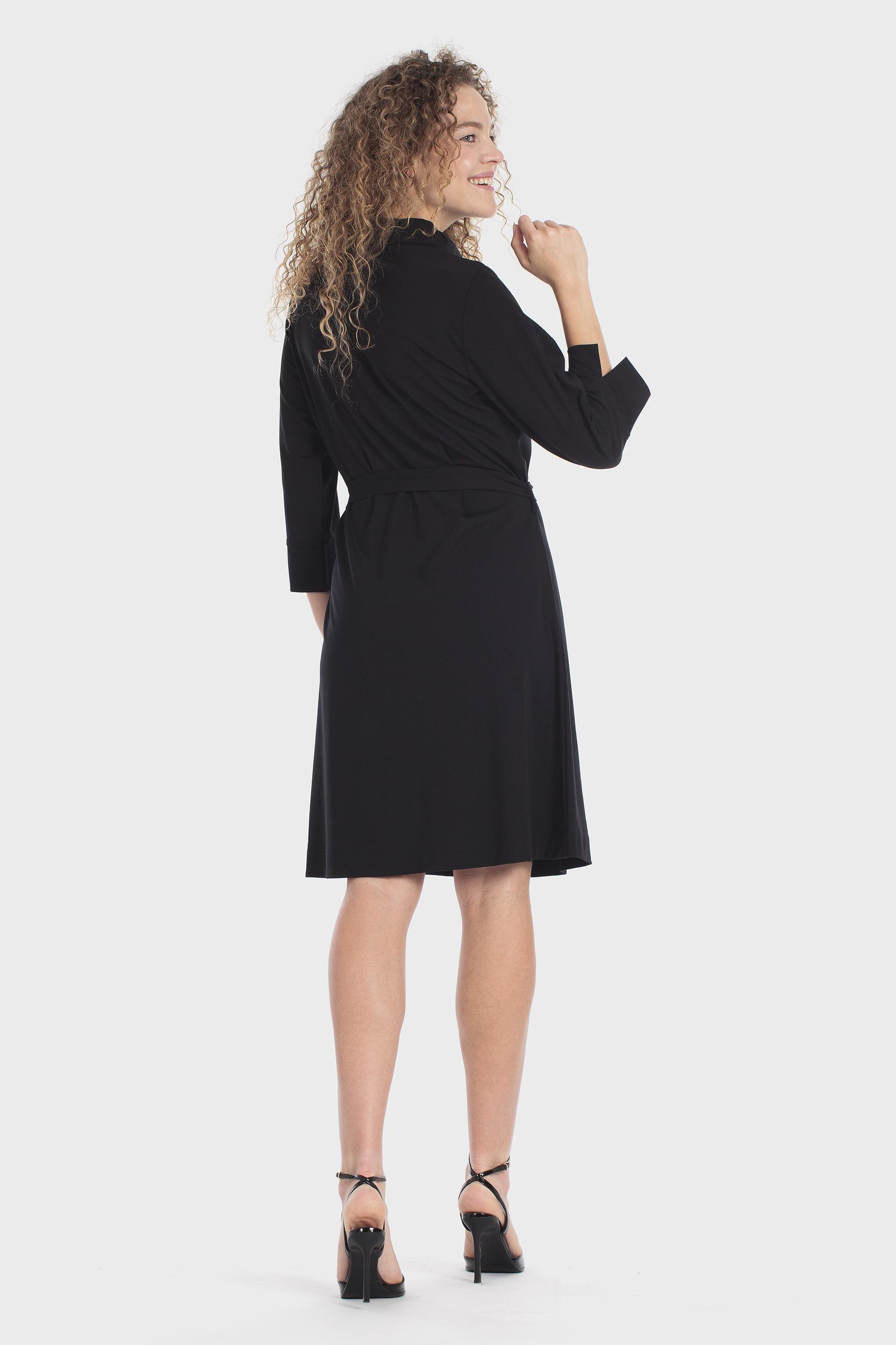 فستان قميص أسود, Black, medium