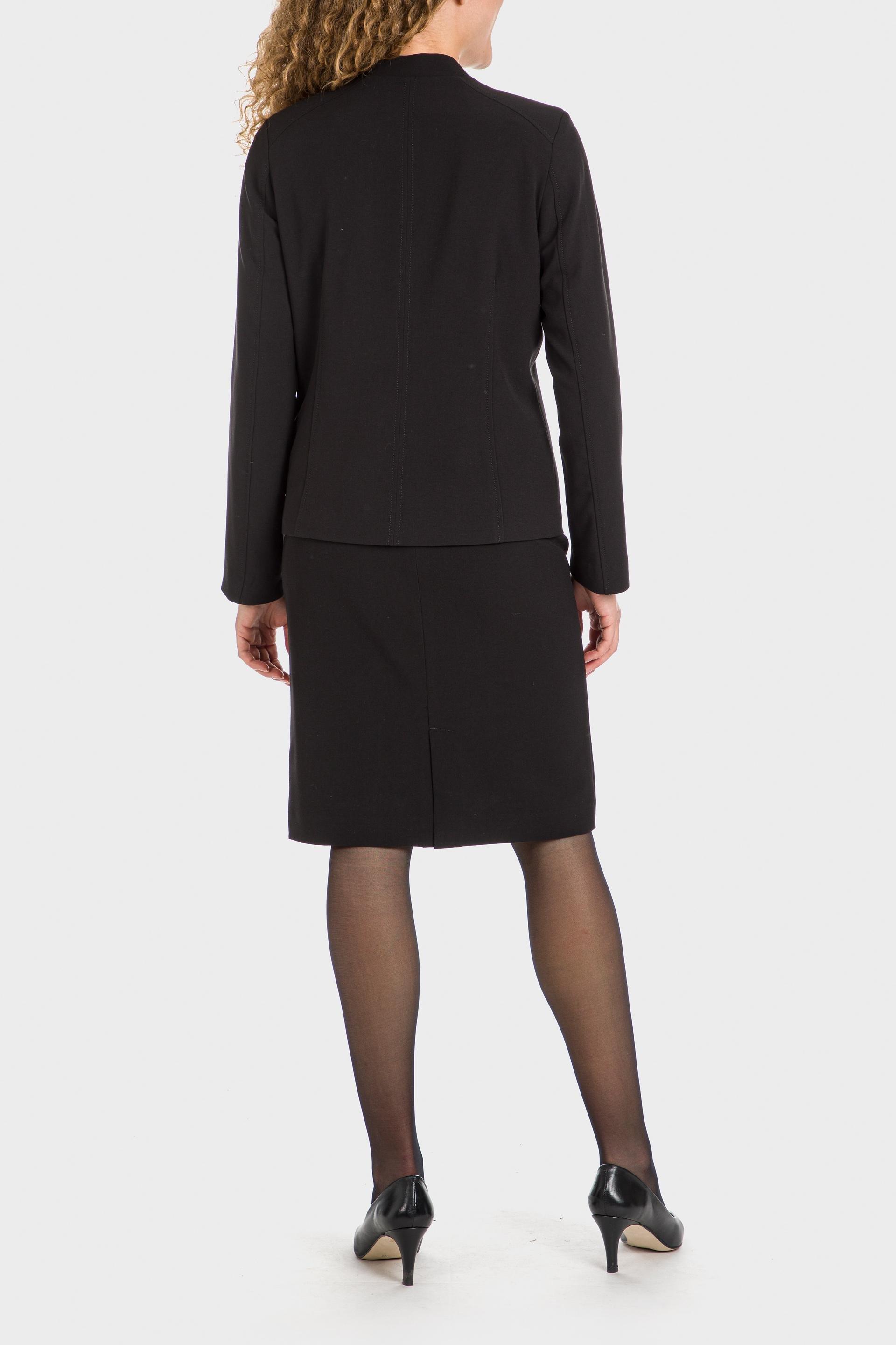 Navy Crepe Blazer, , large image number 6