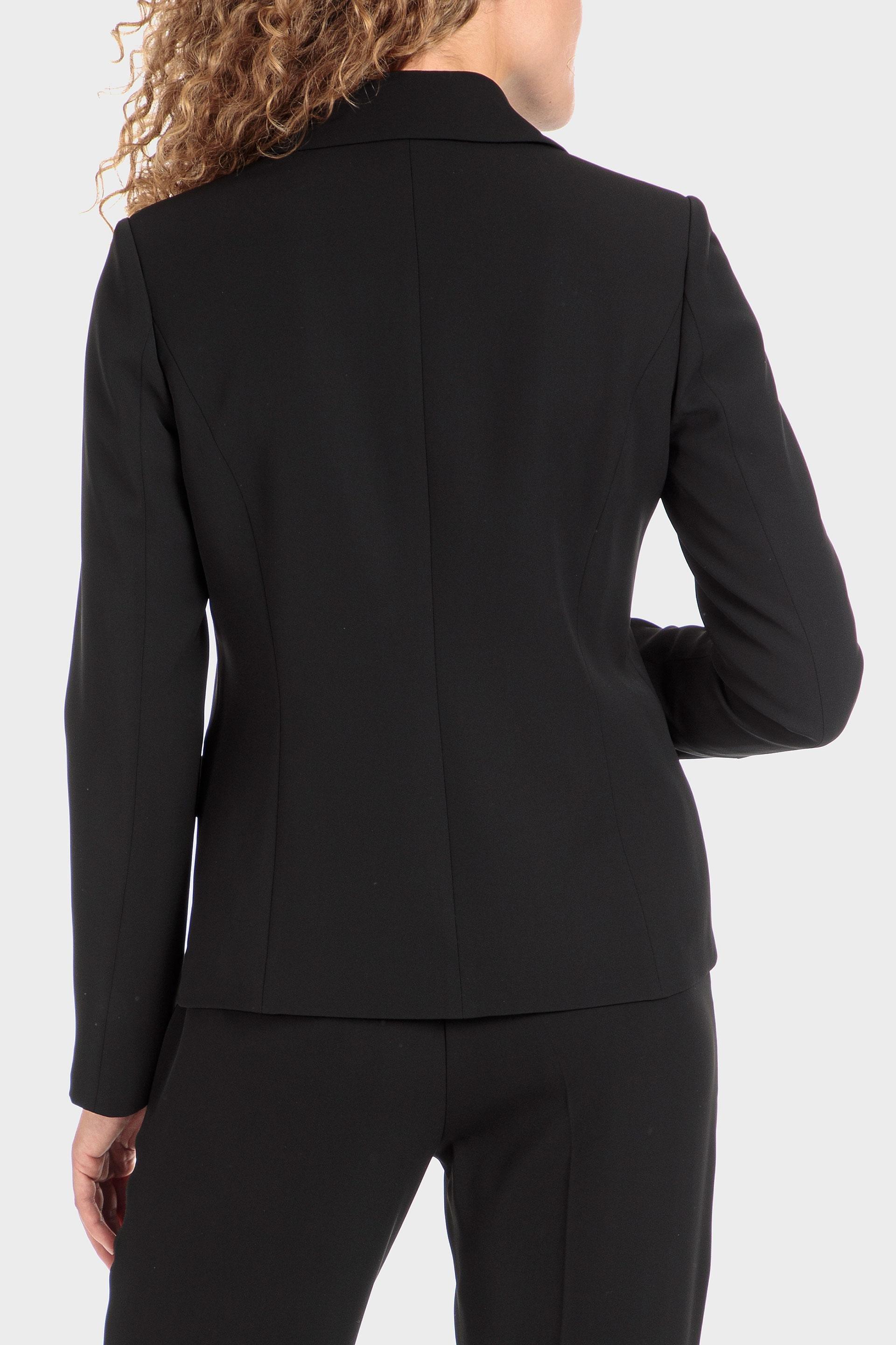 Black Crepe Blazer, , large image number 5