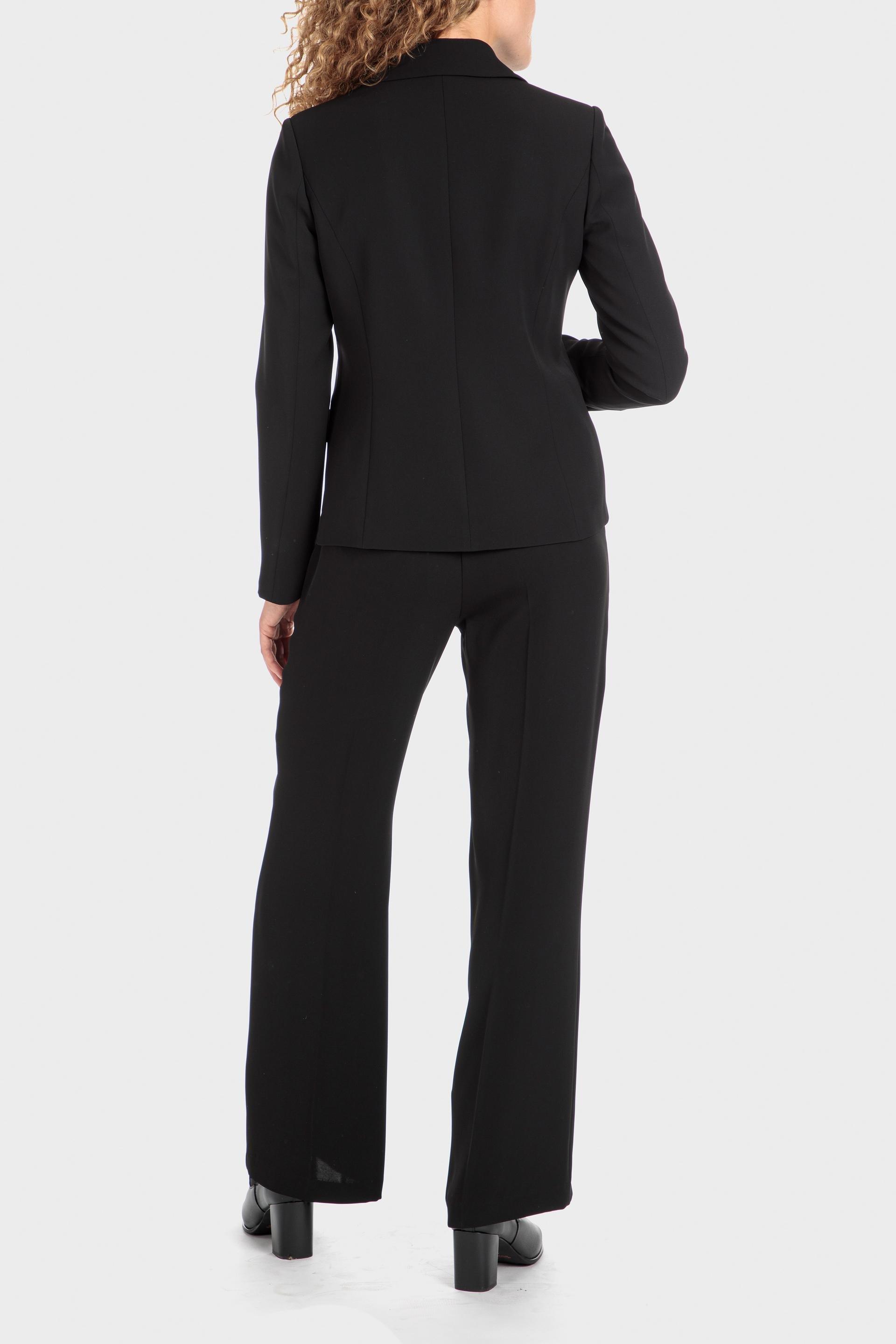 Black Crepe Blazer, , large image number 6