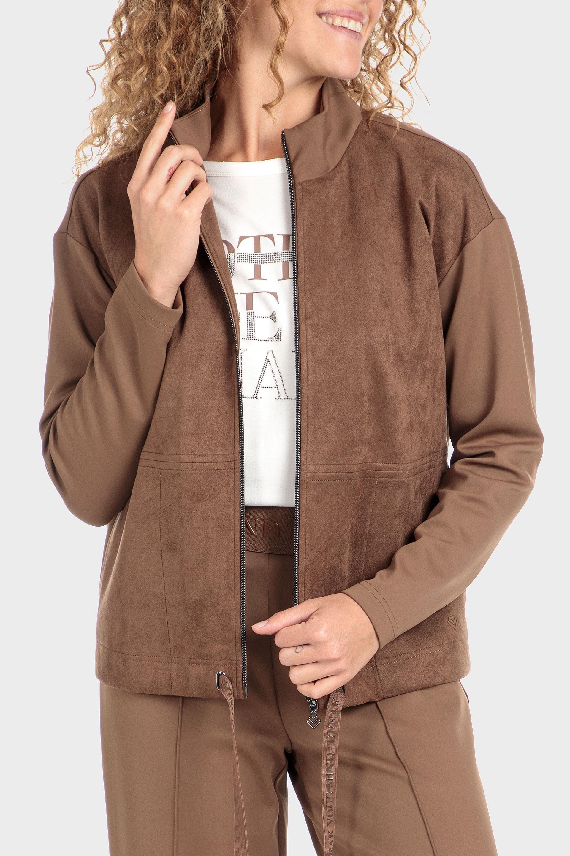 Beige Suede Jacket, , large image number 0