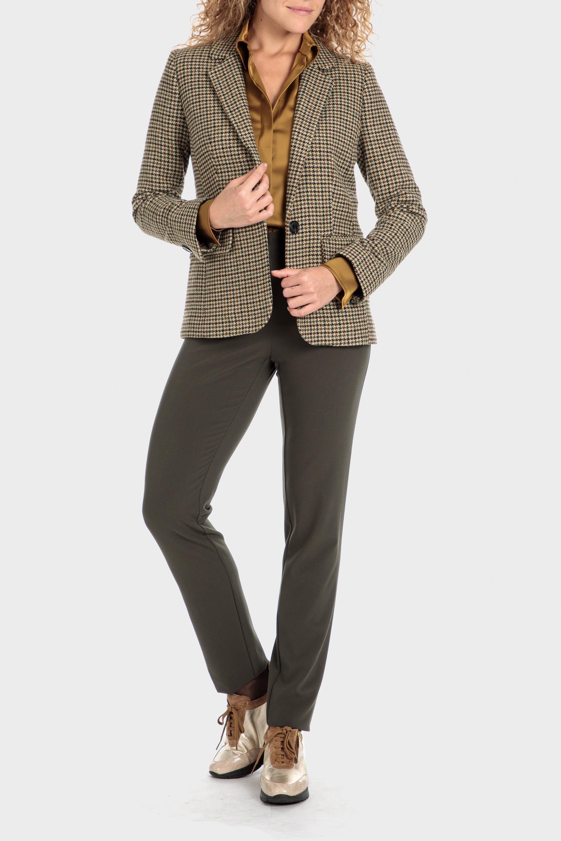 Beige Belted Blazer, , large image number 0