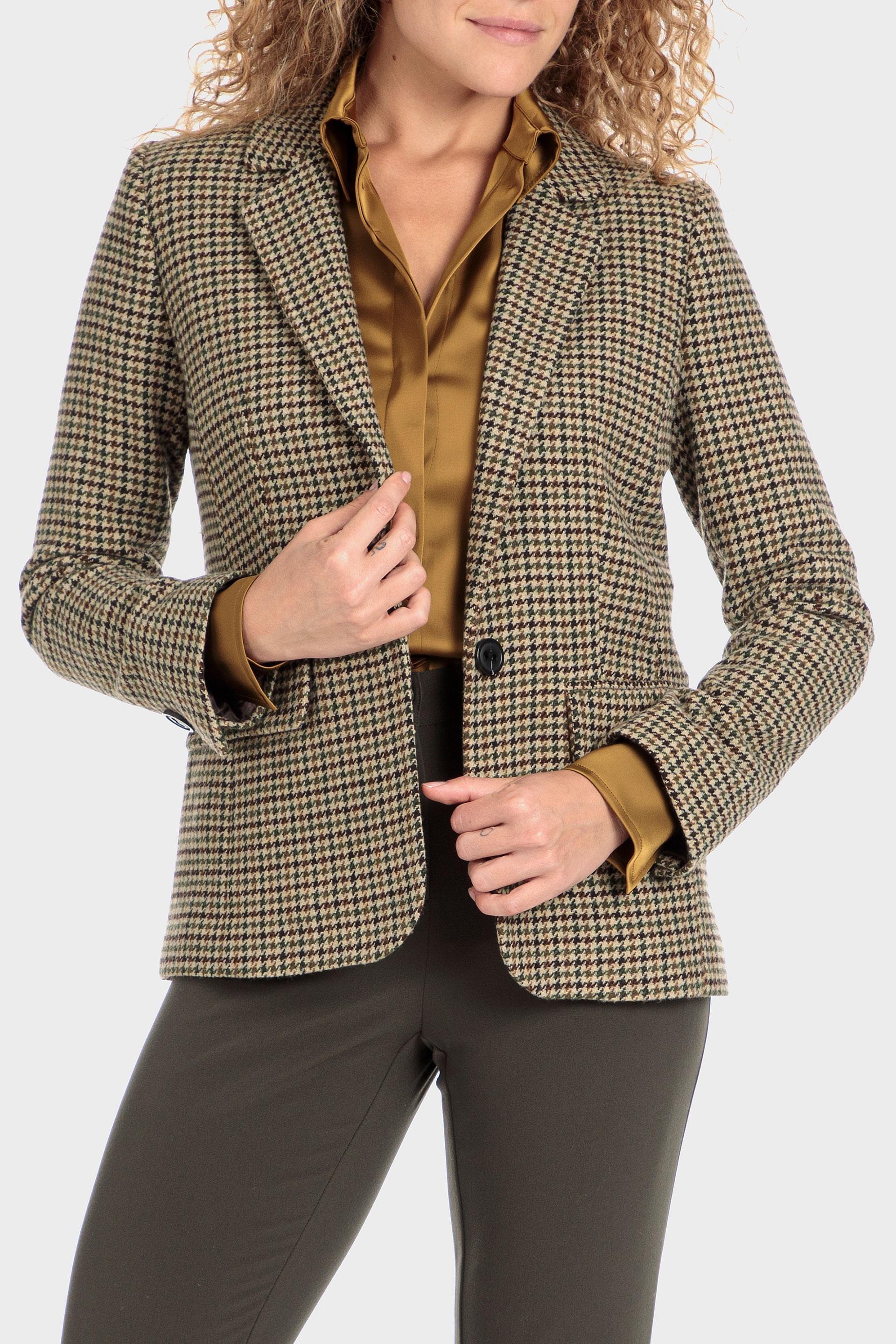 Beige Belted Blazer, , large image number 1