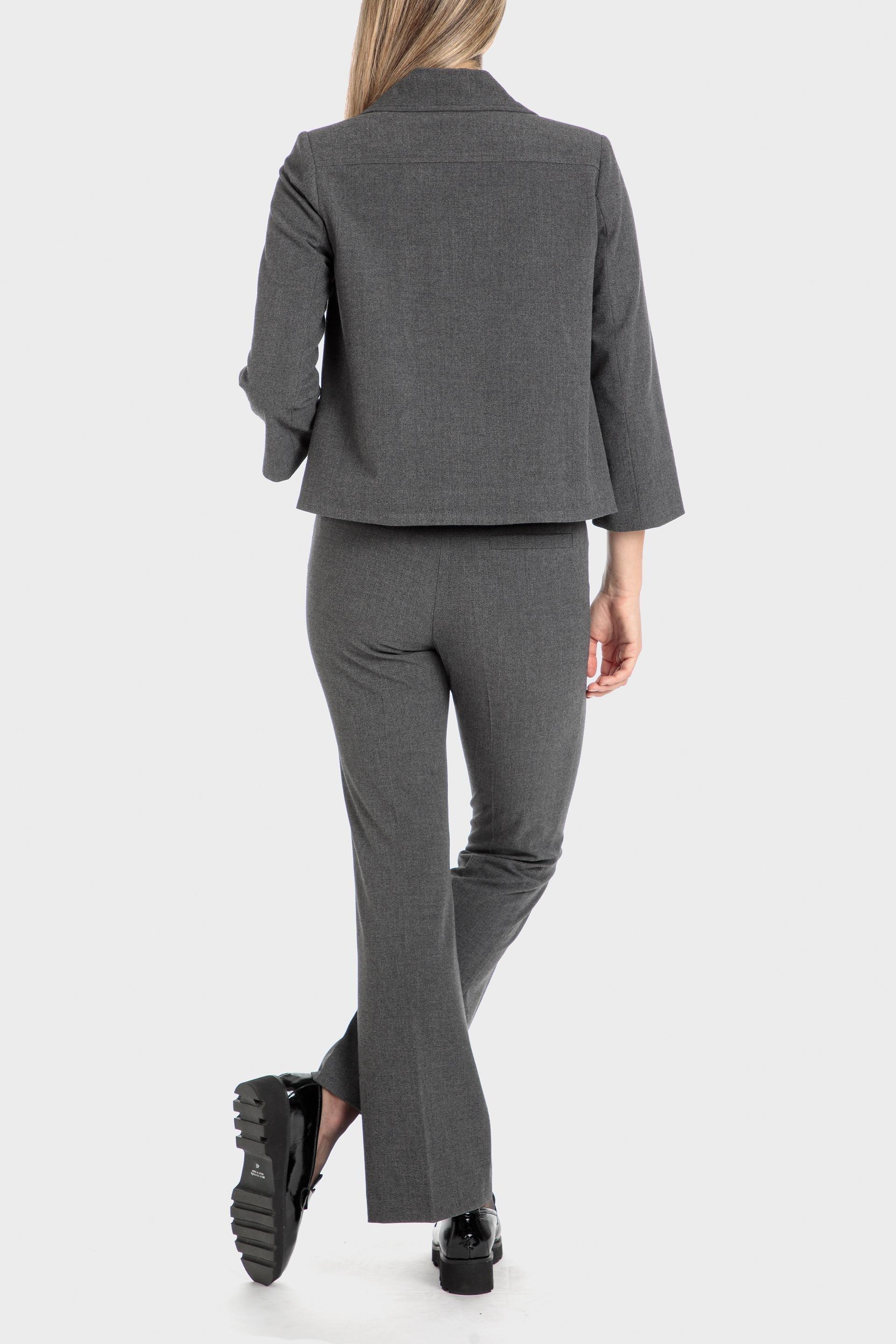 Grey Buttonless Blazer, , large image number 6