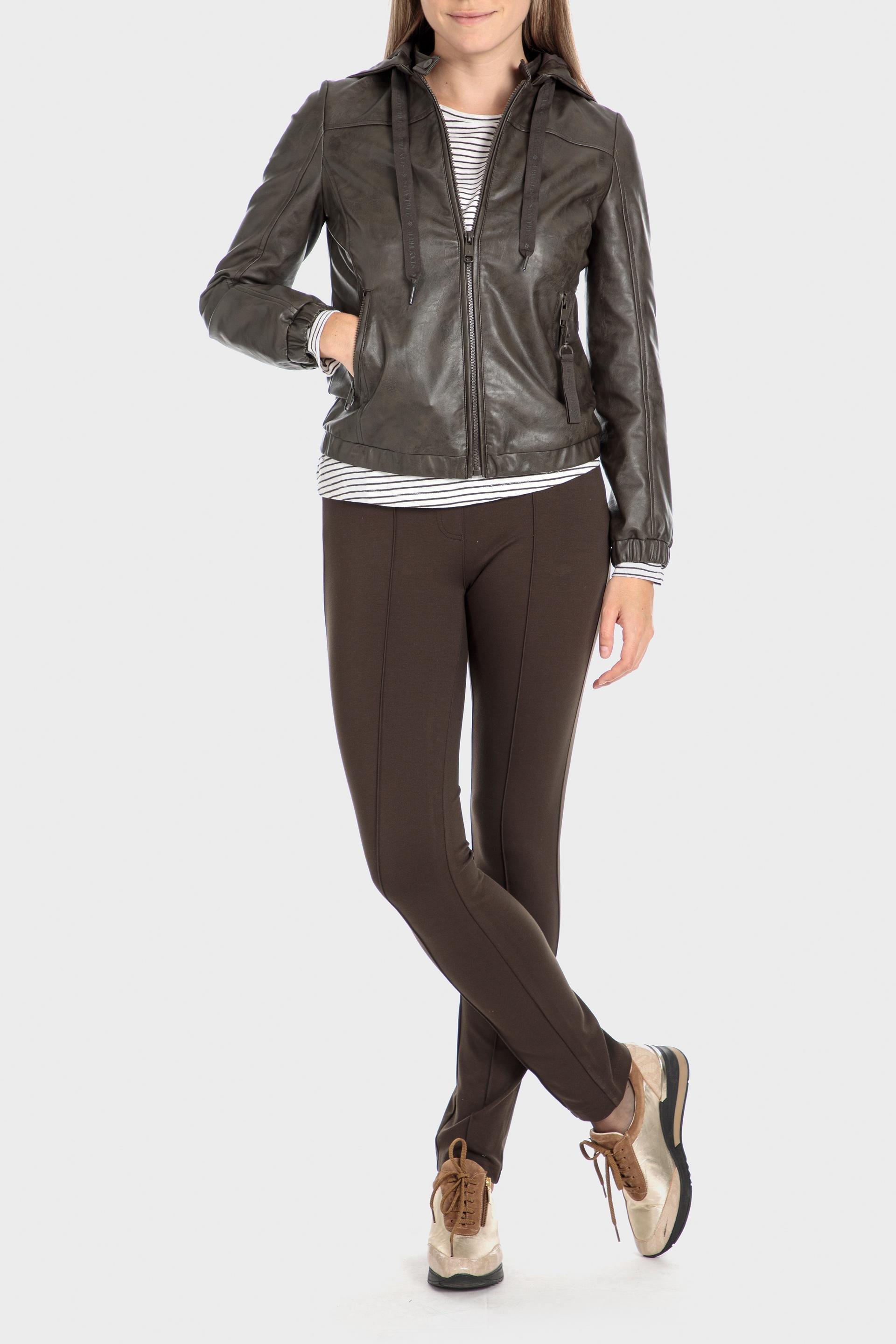 Brown Leather Jacket, , large image number 0