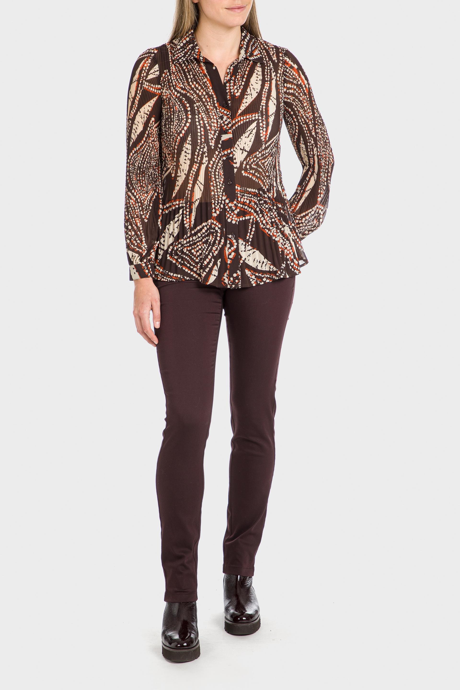 Brown Patterned Shirt, , large image number 5