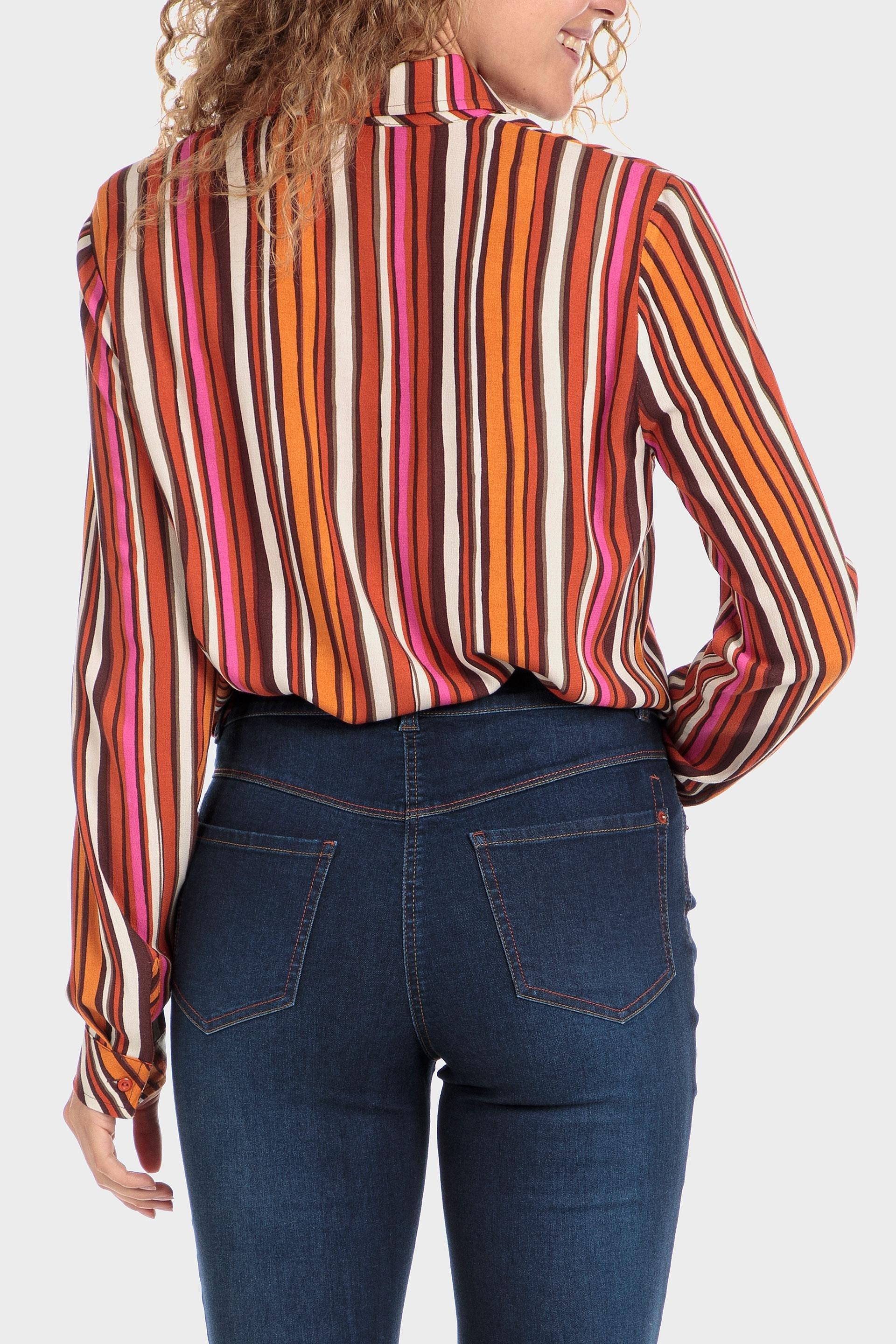 Multicolour Striped Shirt, , large image number 4