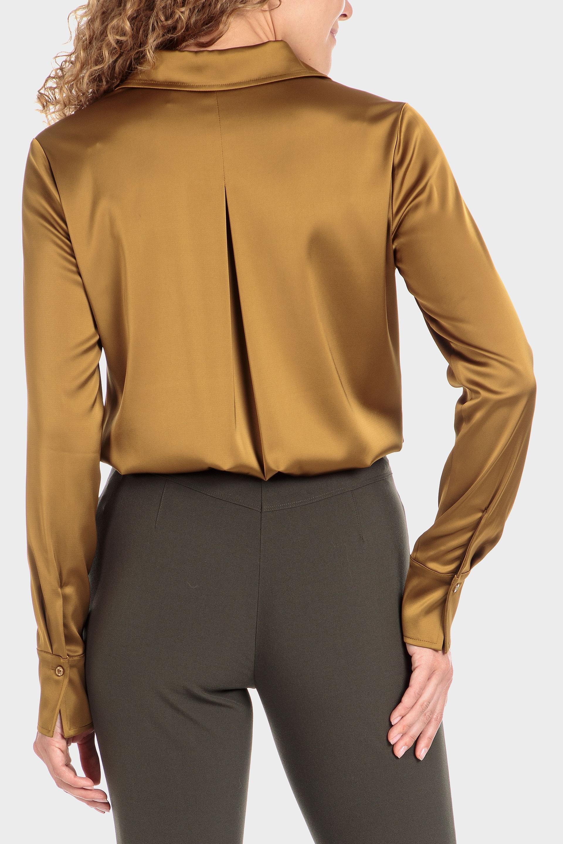 Brown Silk Shirt, , large image number 3